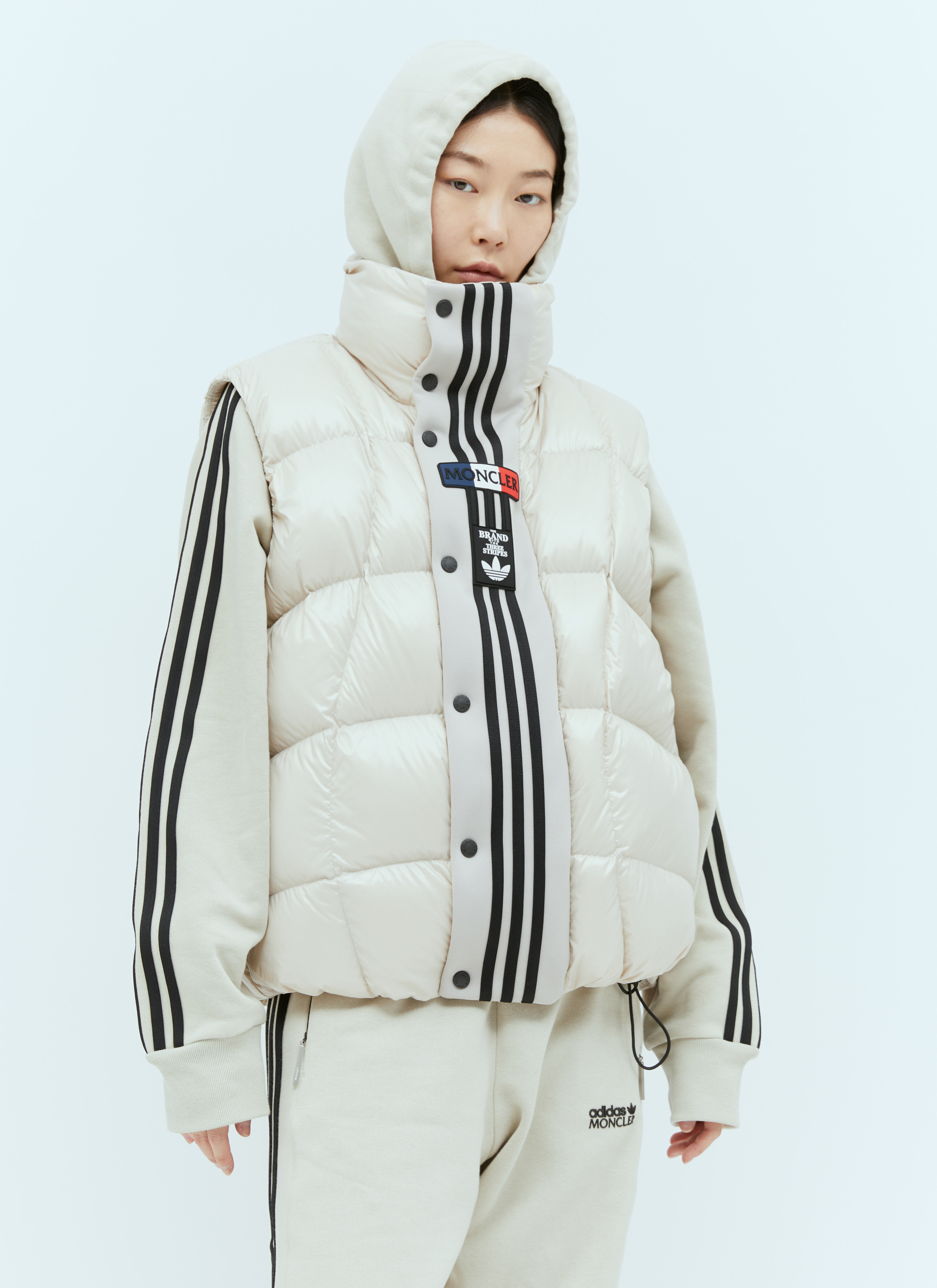 Moncler x adidas Originals レディース ボゾンダウンベスト の