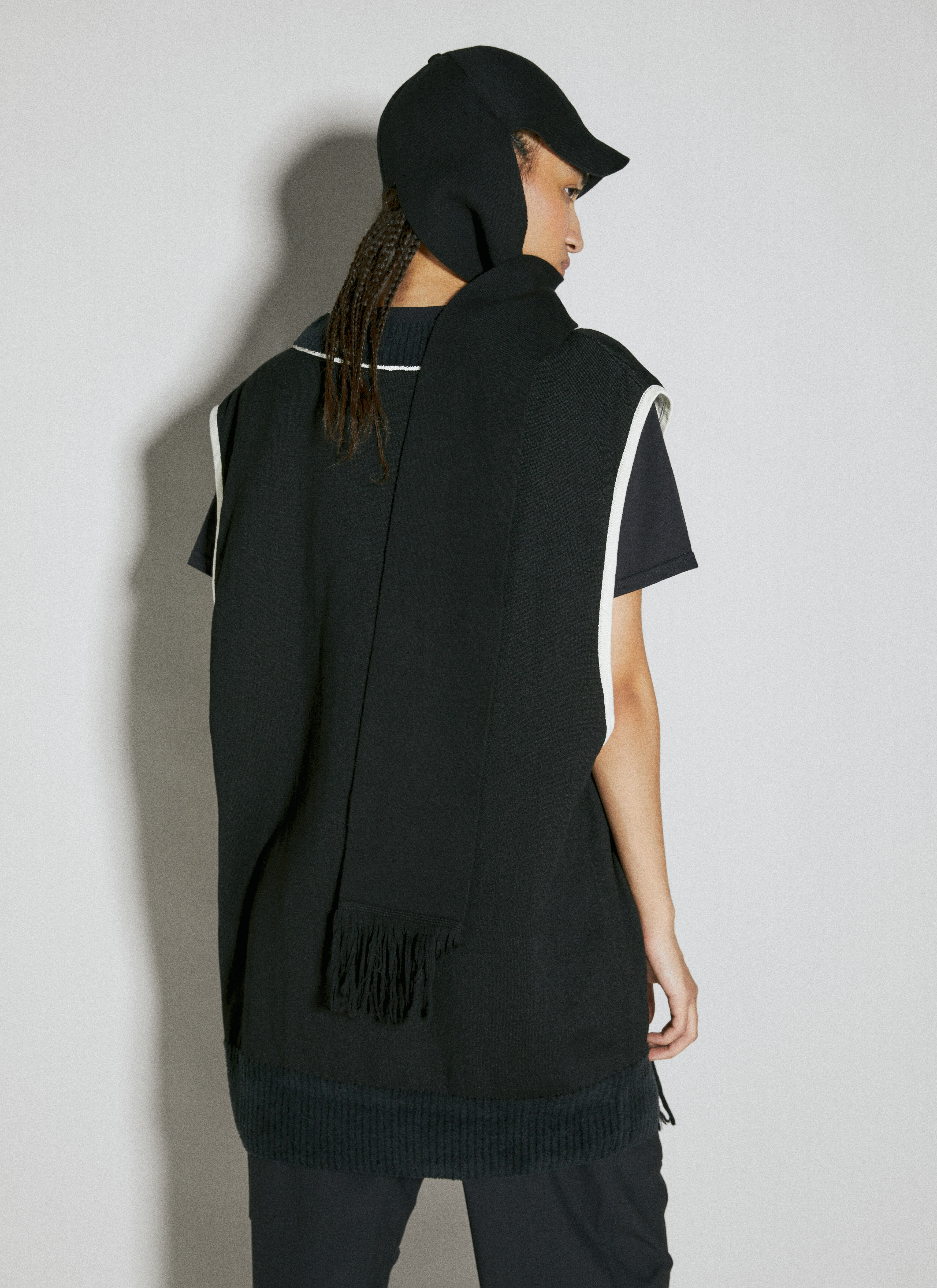 Y-3 レディース スカーフ付きコントラストロゴ ベースボールキャップ