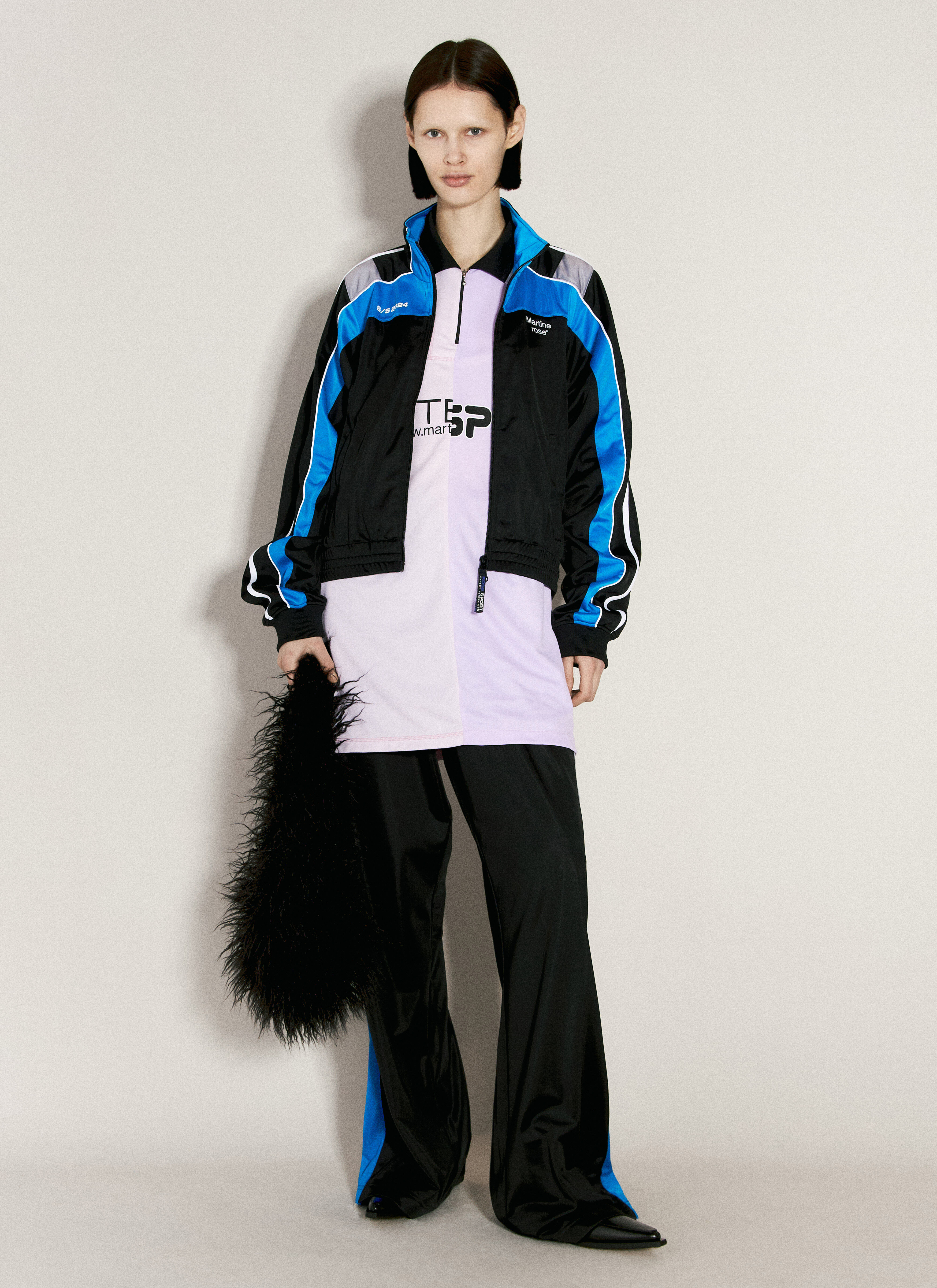 Martine Rose レディース シュリンクトラックジャケット の ブルー