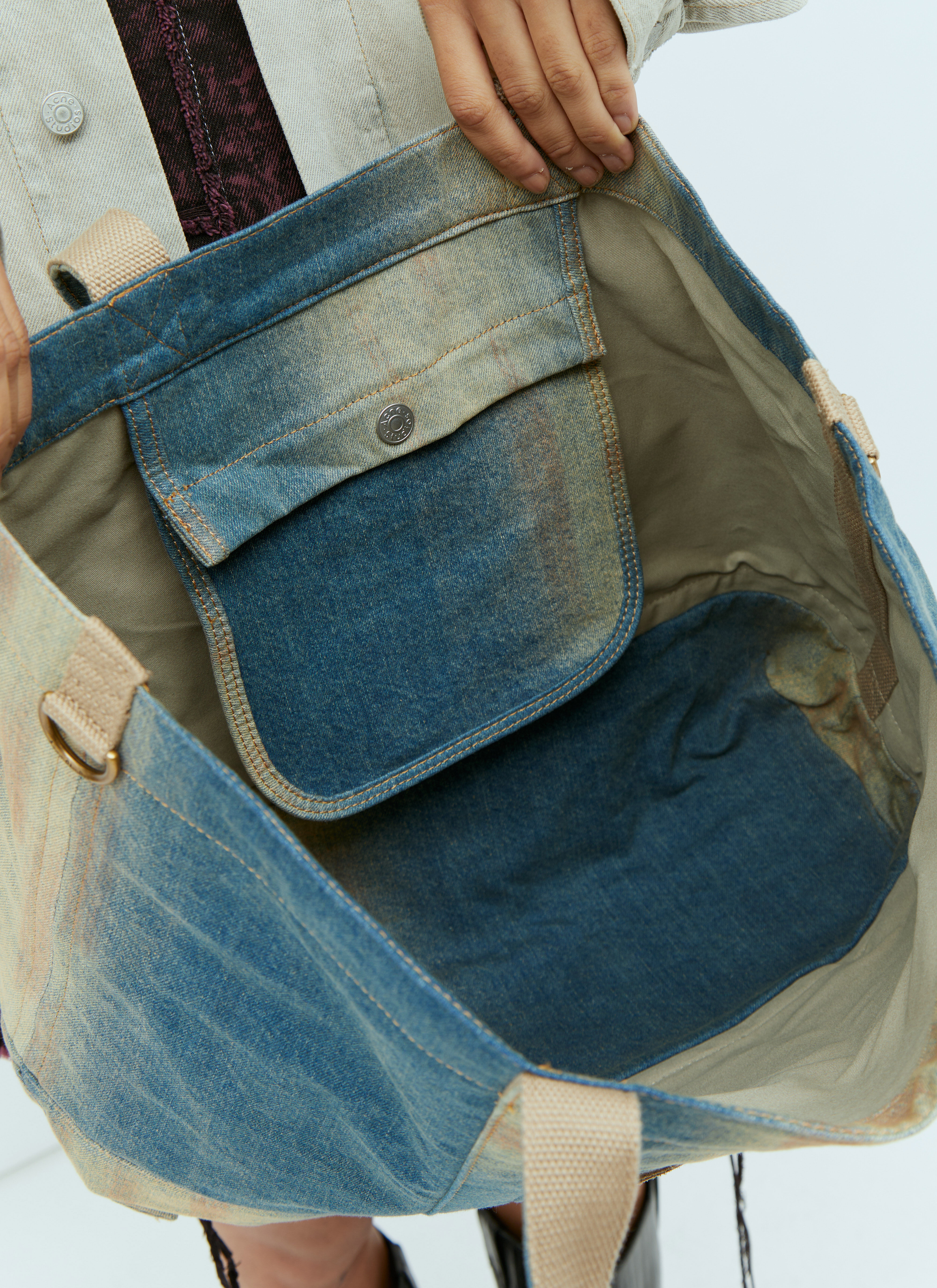 Acne Studios レディース デニムトートバッグ の ライトブルー | LN-CC®