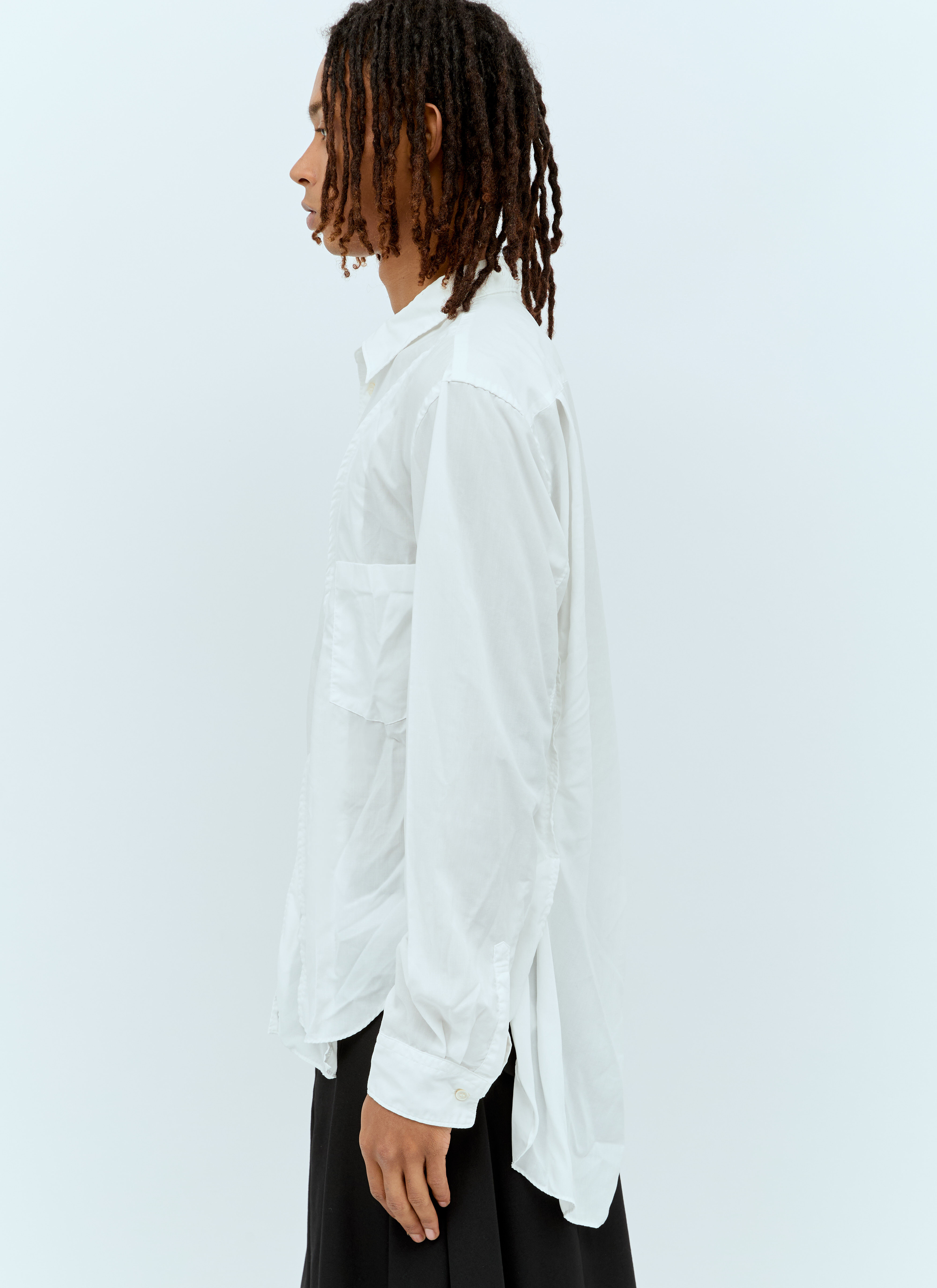Comme des Garçons Homme Plus Men's' Panel Shirt in White | LN-CC®