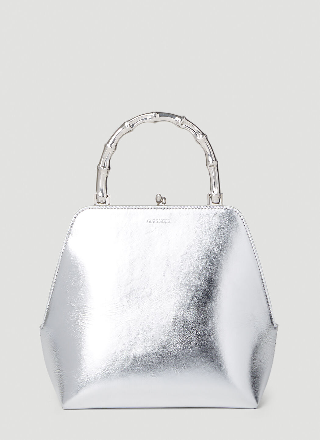 Jil Sander Women's' Goji Square Tote Bag in Silver | LN-CC®