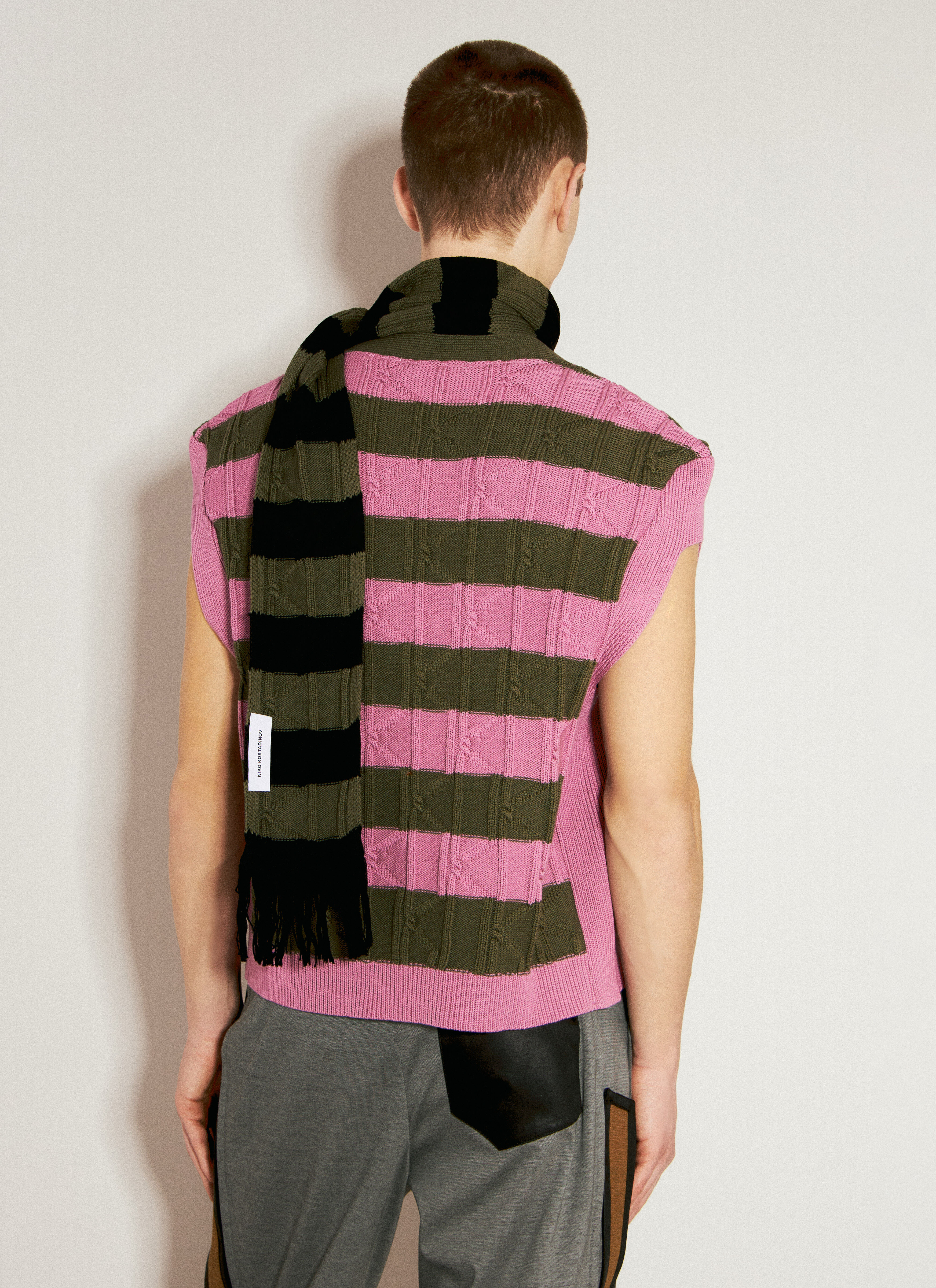 Kiko Kostadinov Men's' Merli Scarf in Black | LN-CC®