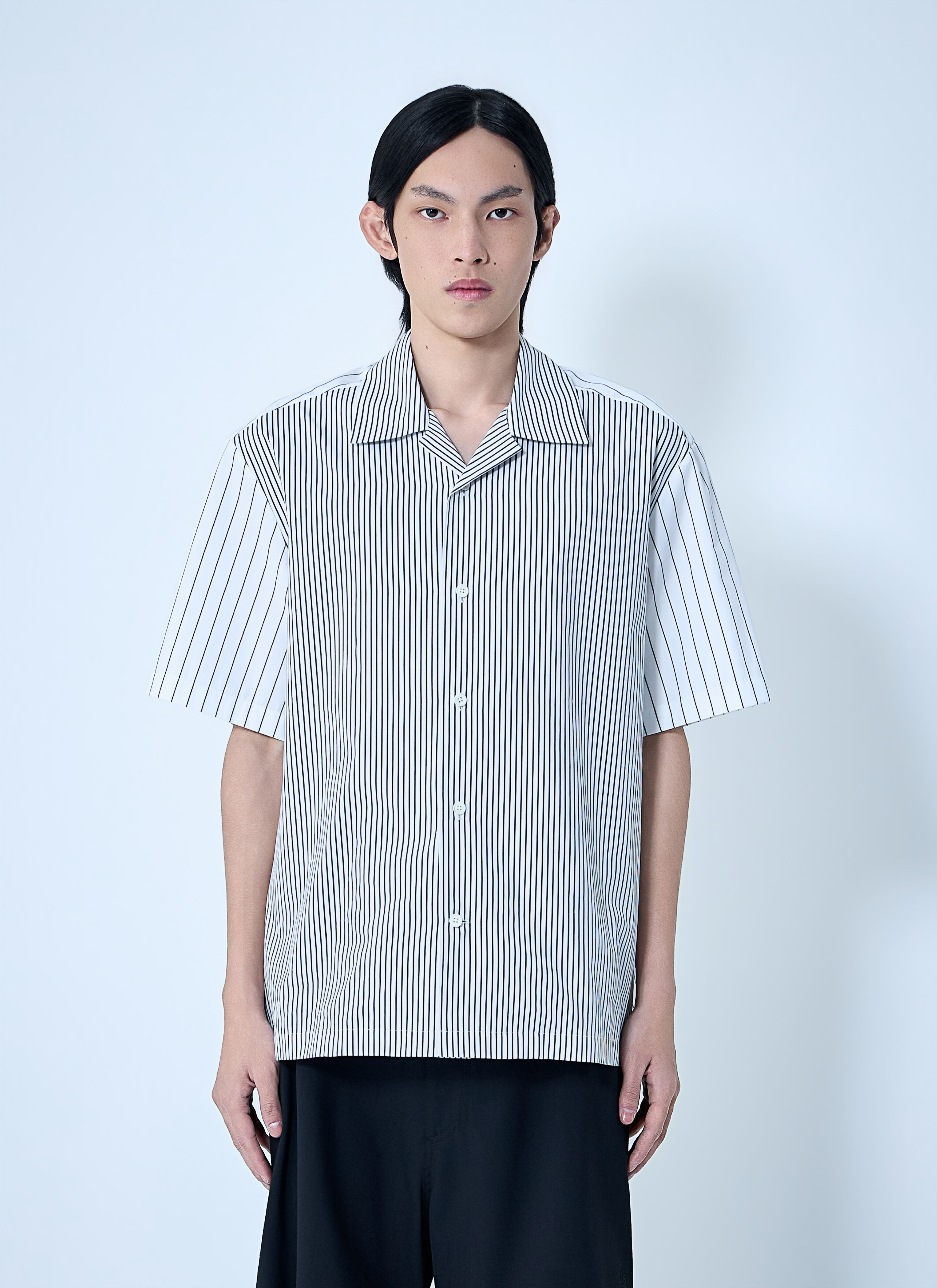 Jil Sander Men's' Boxy Fit Short Sleeve Shirt in White | LN-CC®