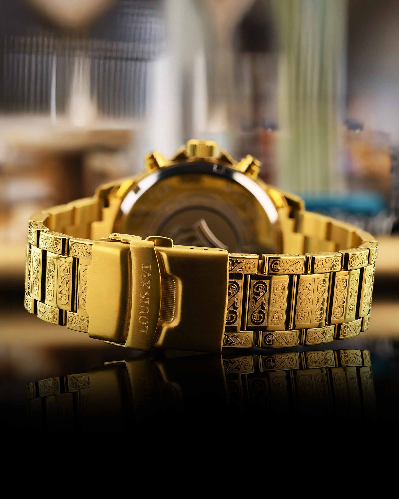 Palais Royale 4002 - Icy Silver Herrenuhr 48mm