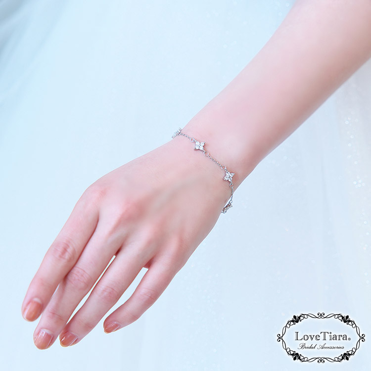 タイニージルコニアブレスレット ブレスレット キュービックジルコニア