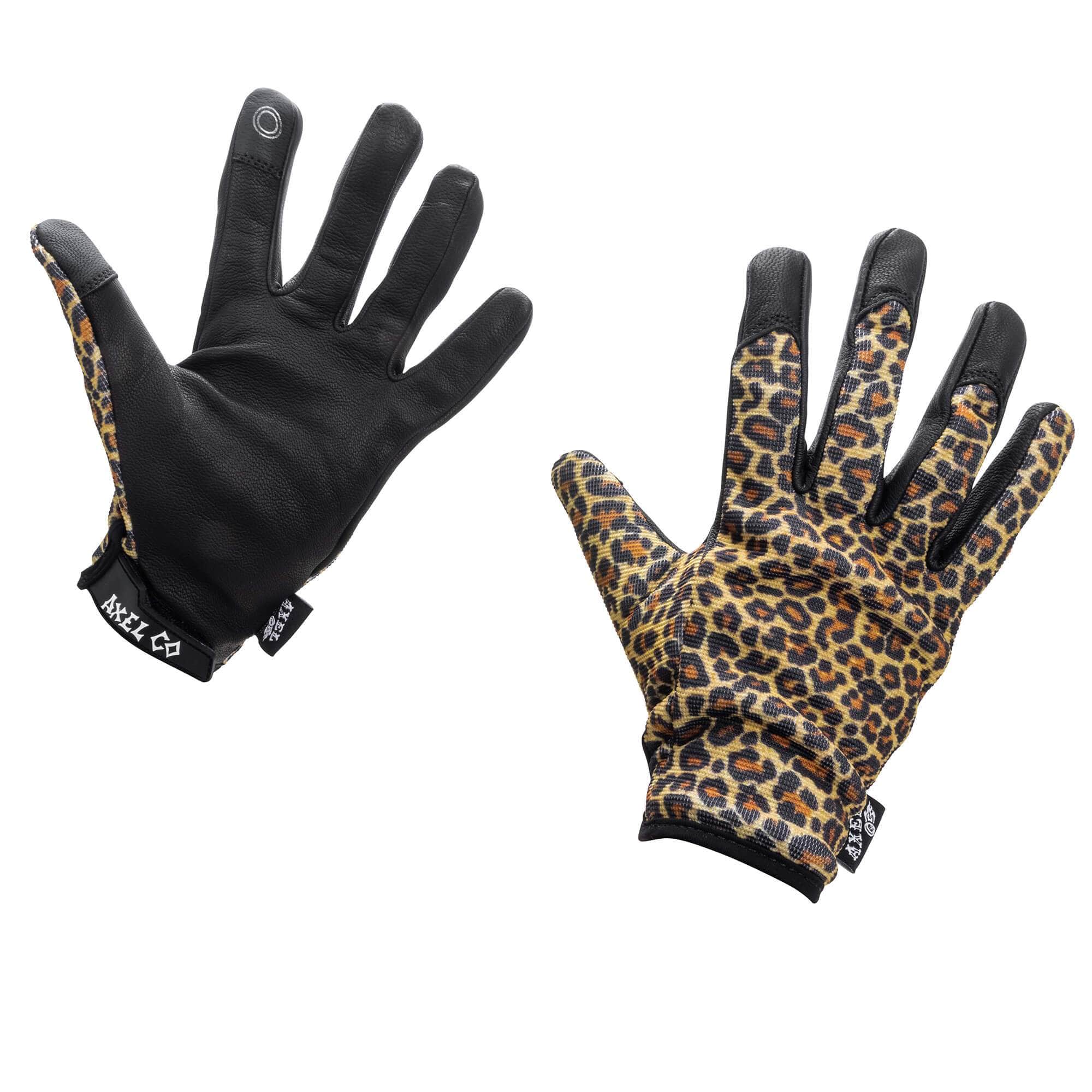 Axel Co. Leopard Print Mesh Top Gloves – Lowbrow Customs