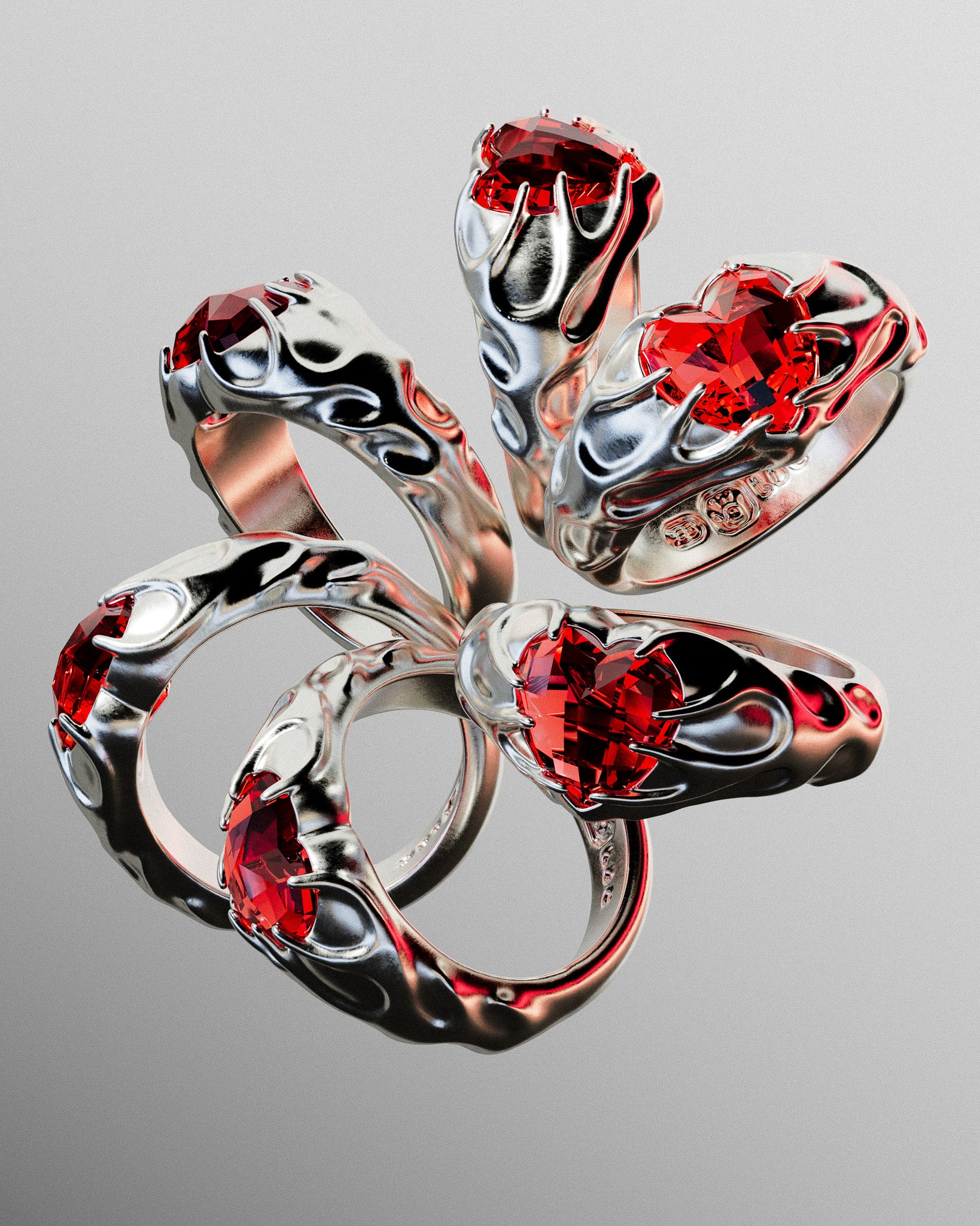 Flaming Heart Signet – Lox & Chain