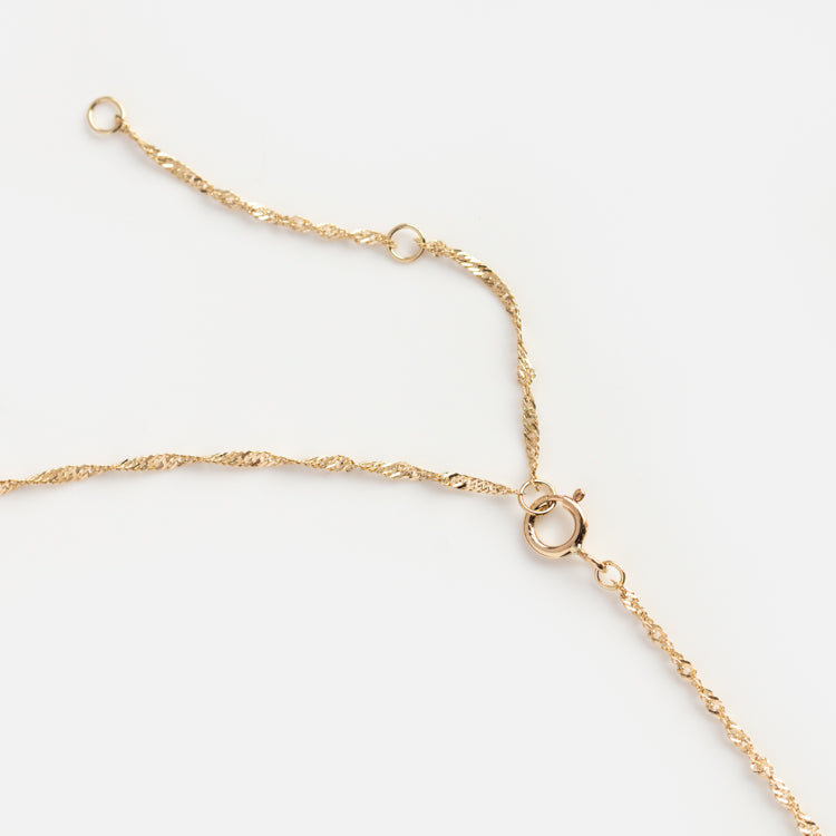 Solid Gold Twisted Chain Necklace | Local Eclectic – local eclectic