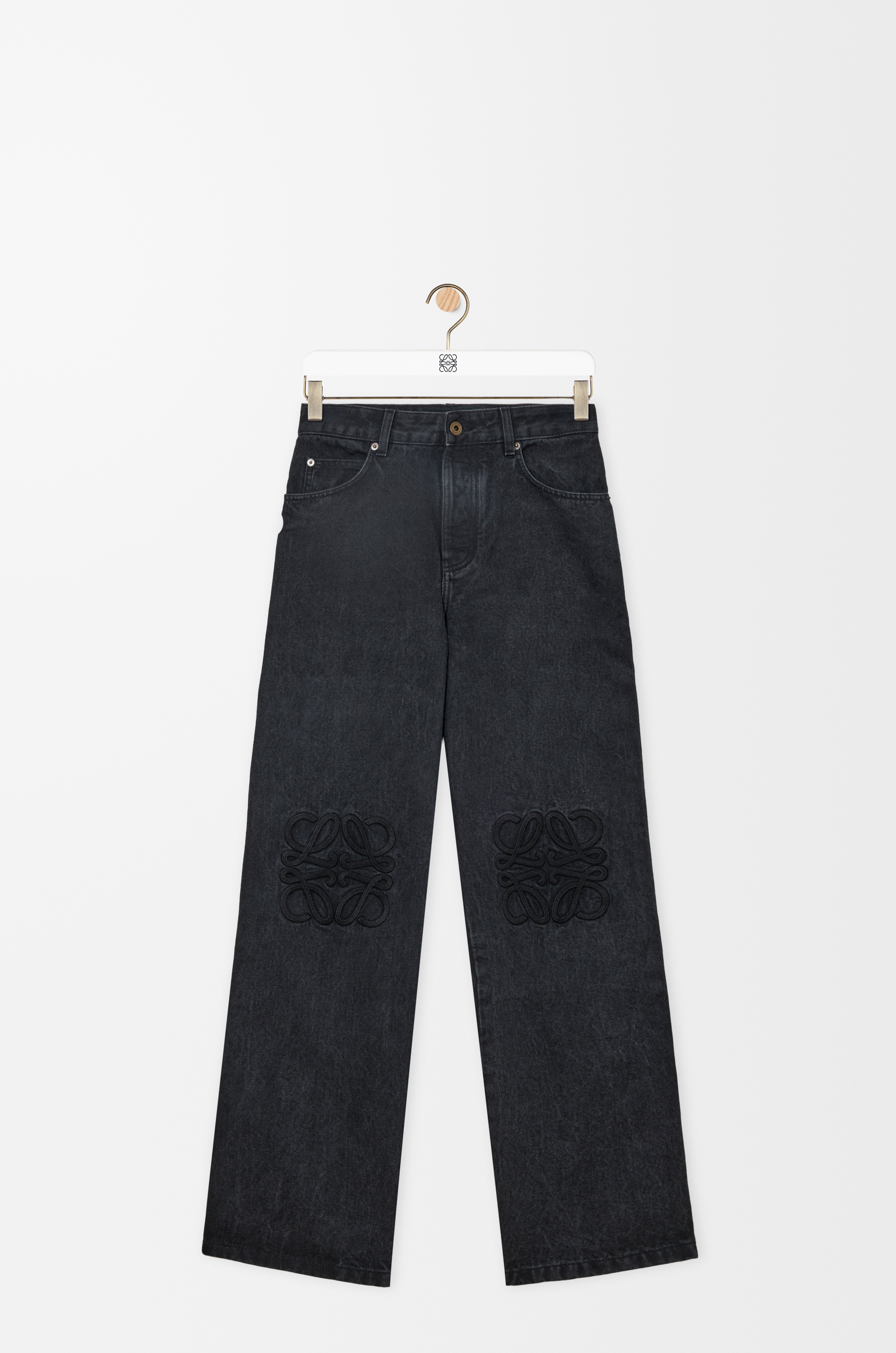 アナグラム バギー ジーンズ（デニム） ブラック - LOEWE Japan