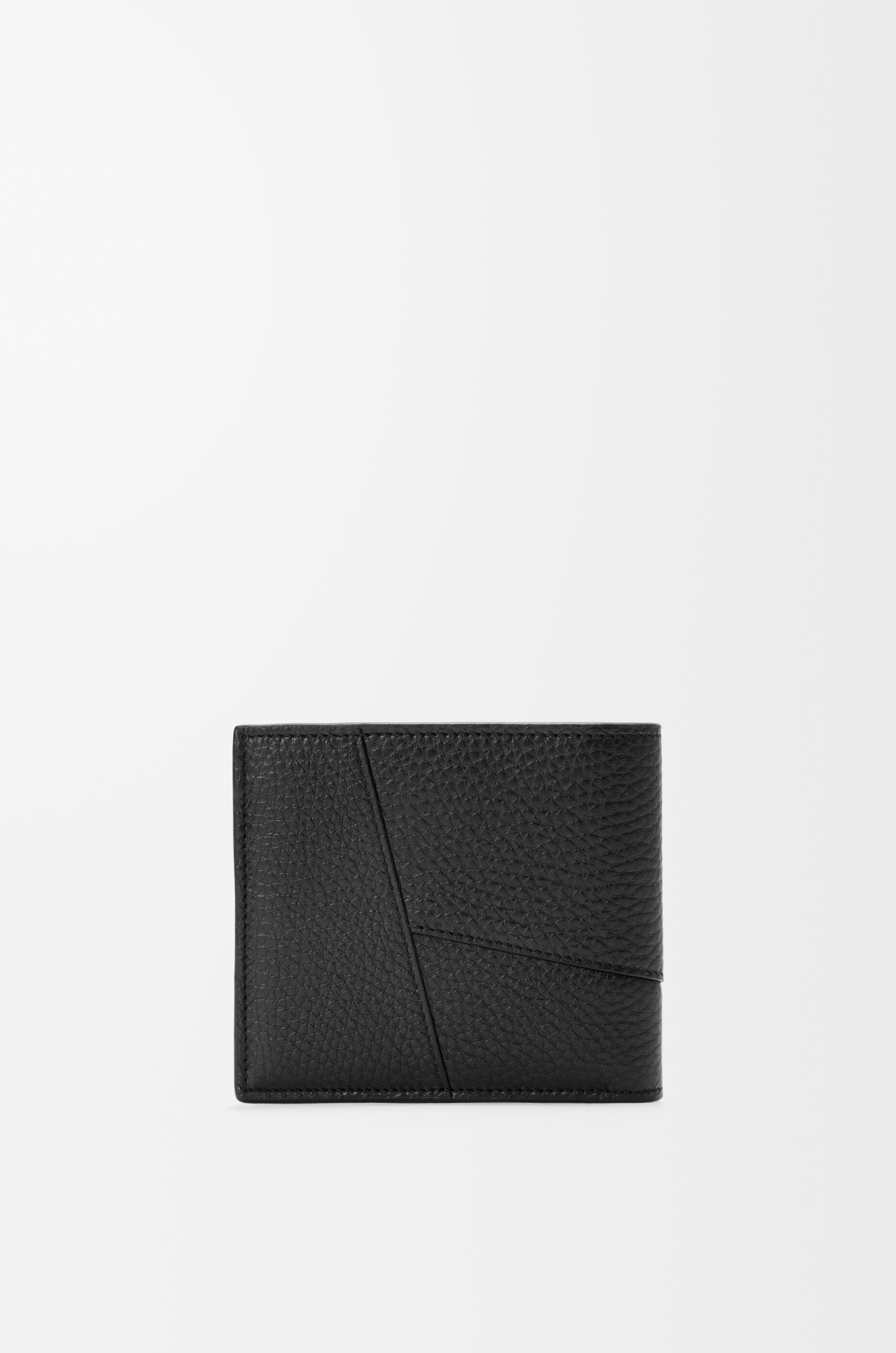 パズル バイフォールド ウォレット（サプルグレインカーフ） ブラック