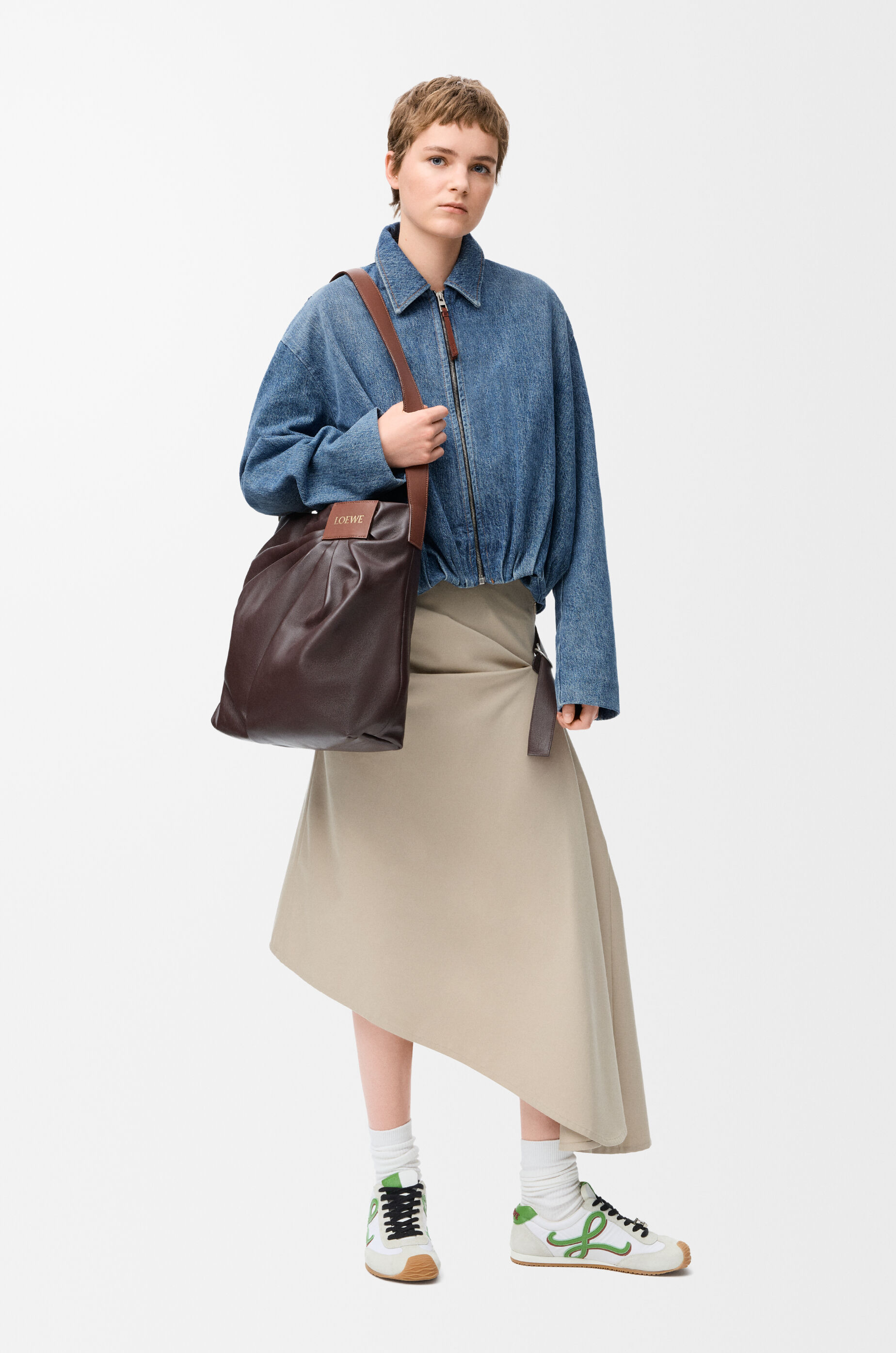 ドレープ ジャケット（デニム） ブルー - LOEWE Japan official website