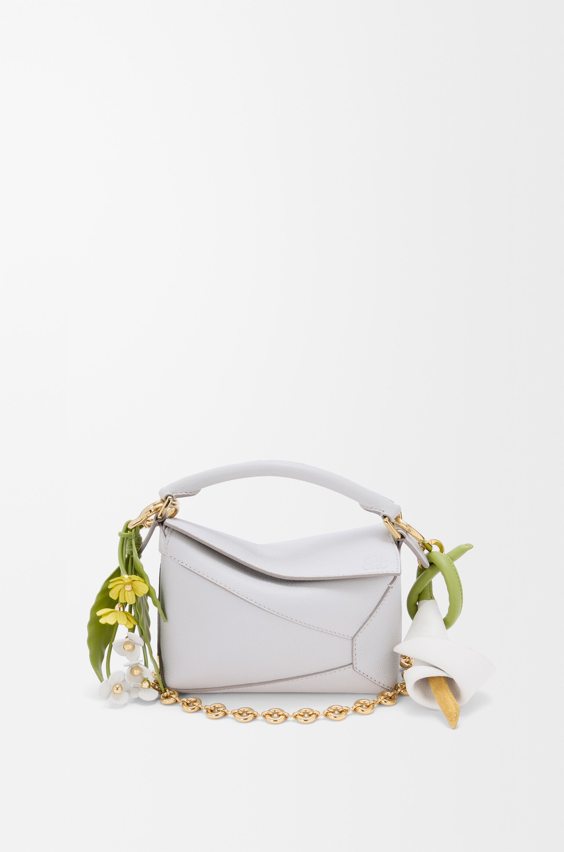 ストロベリー フラワー チャーム（クラシックカーフ） グリーン