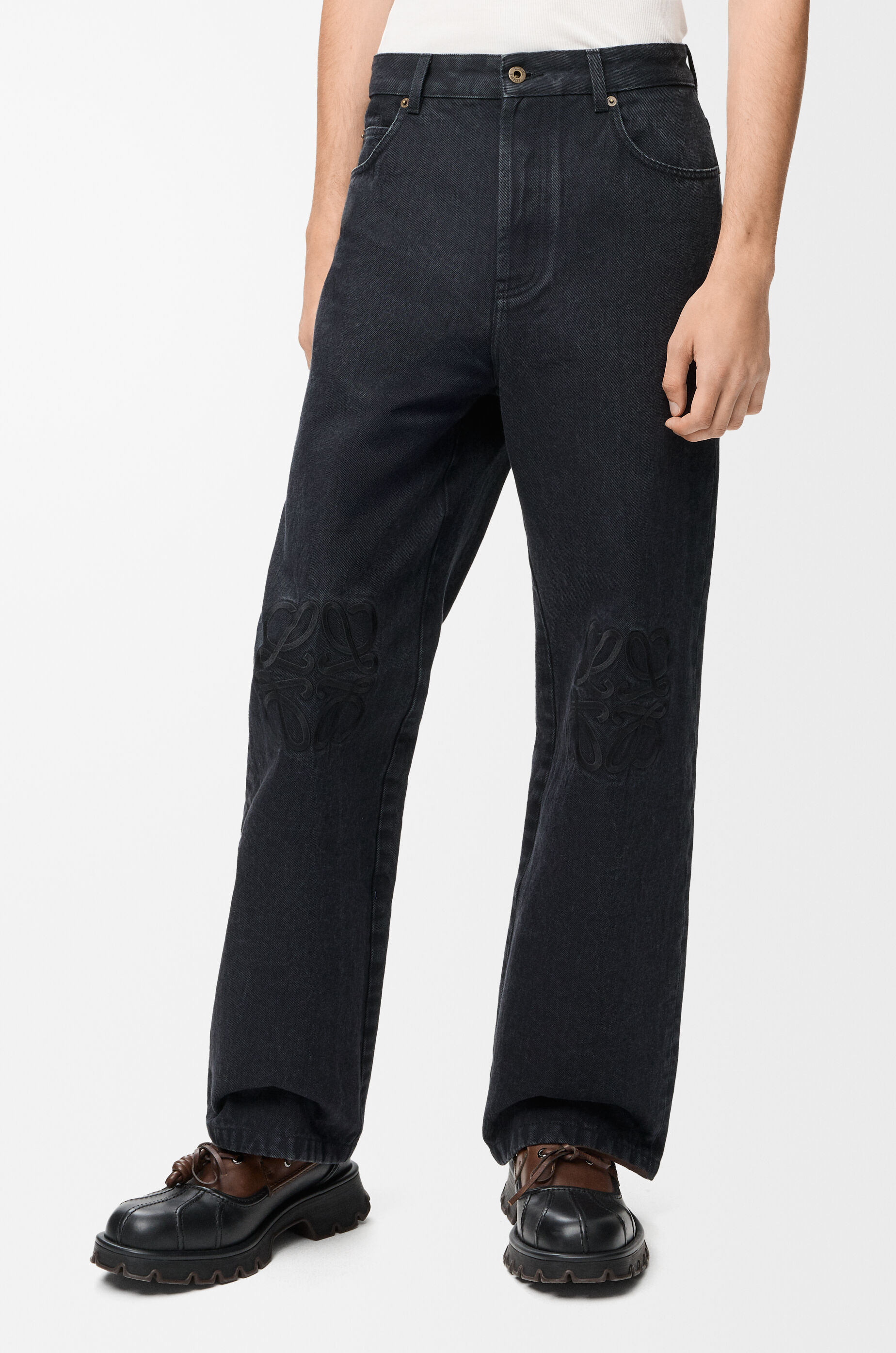 アナグラム バギー ジーンズ（デニム） ブラック - LOEWE Japan