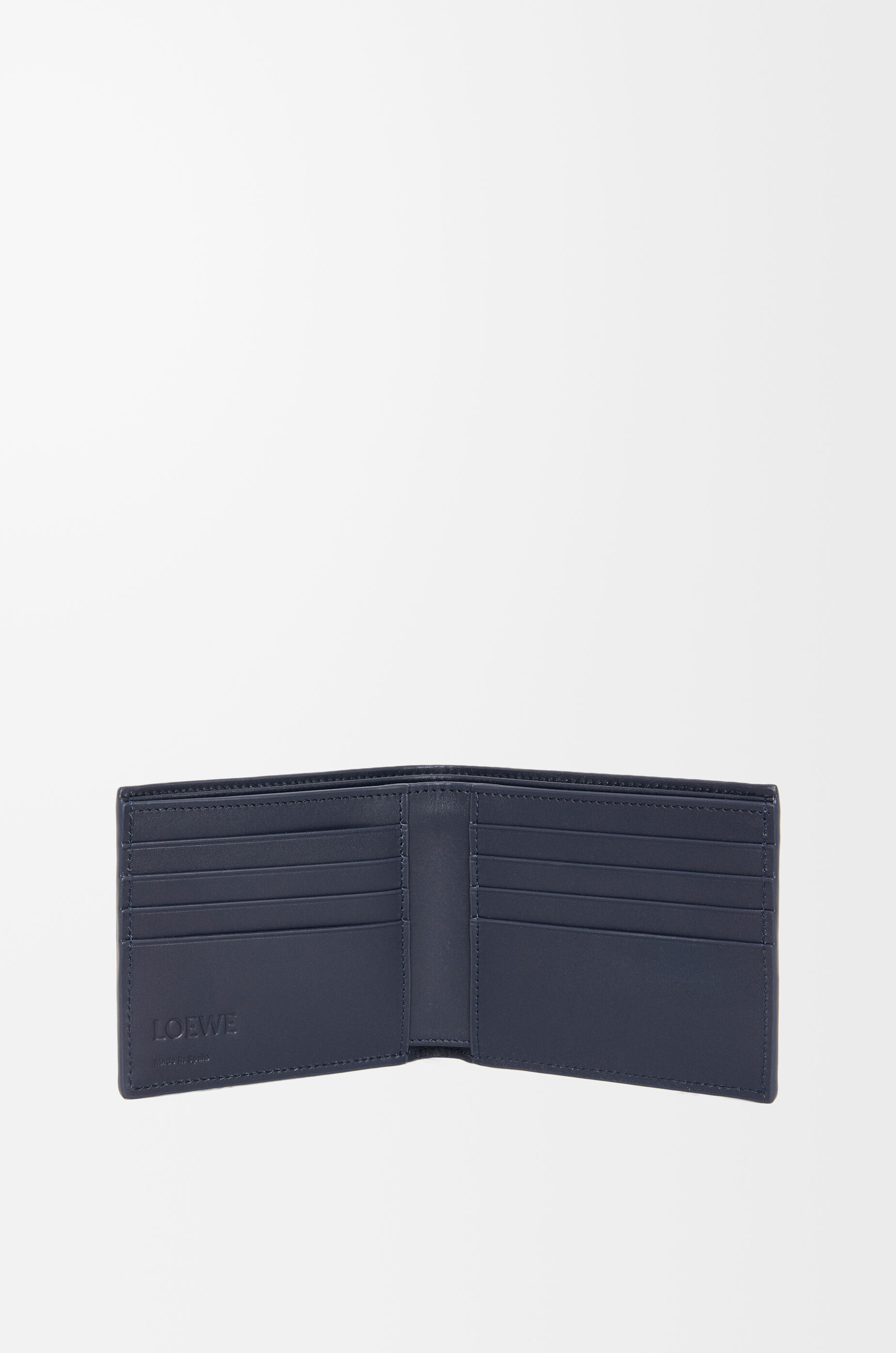 バイフォールド ウォレット（テクスチャードクラシックカーフ） ブルー