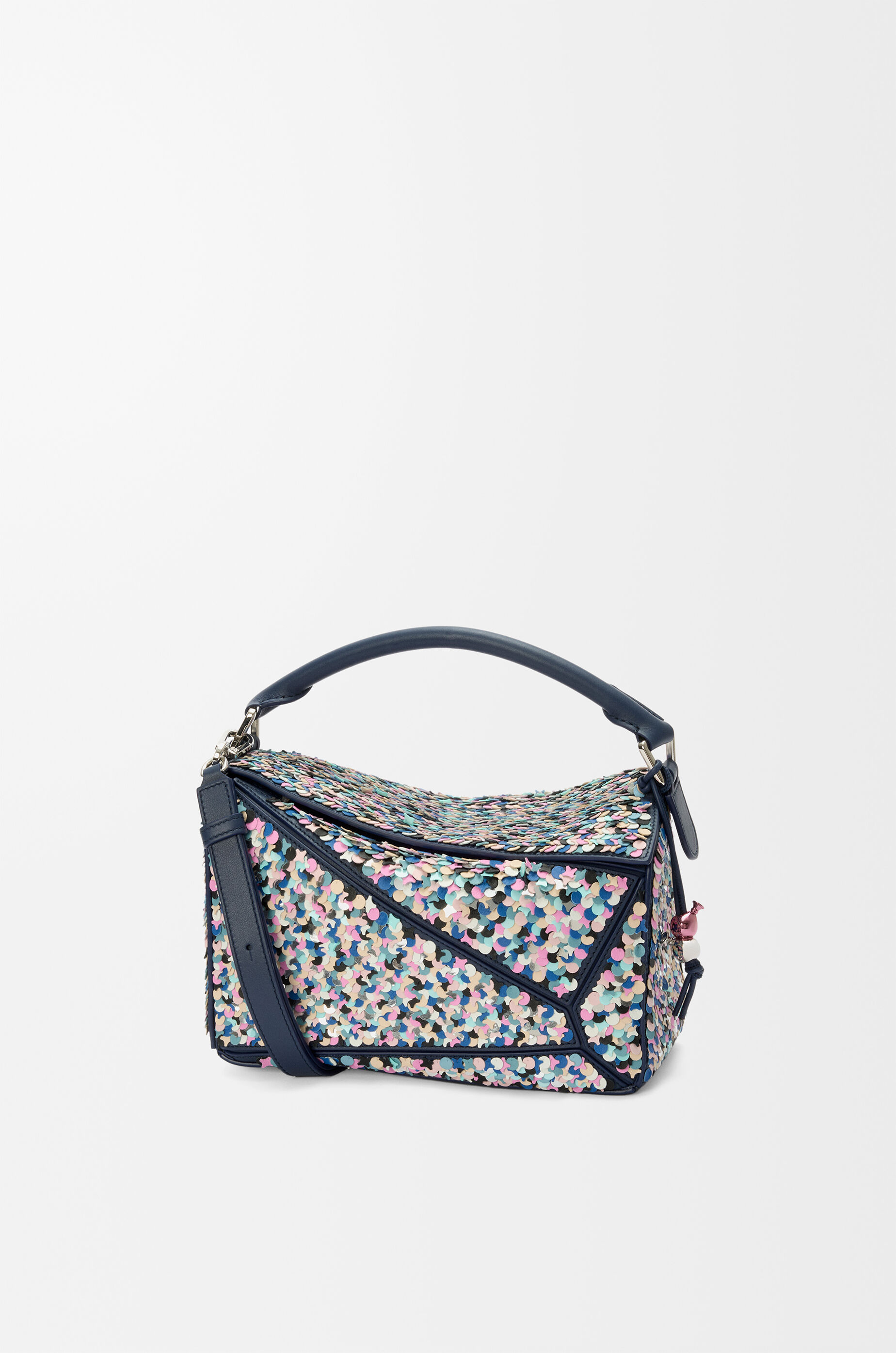 パズル10 コンフェッティ バッグ（クラシックカーフ） マルチカラー