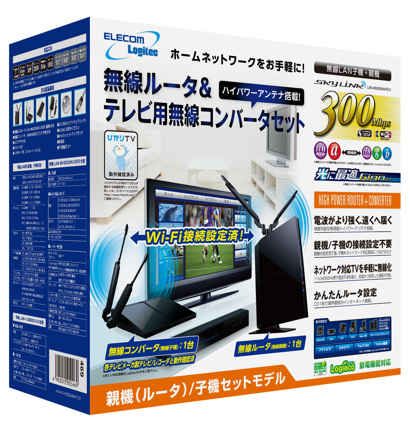 ひかりTV 無線LANルーター ⭐︎新品未使用品⭐︎ 関連商品（ネットワーク機器） | ひかりTVチューナー機能対応テレビ
