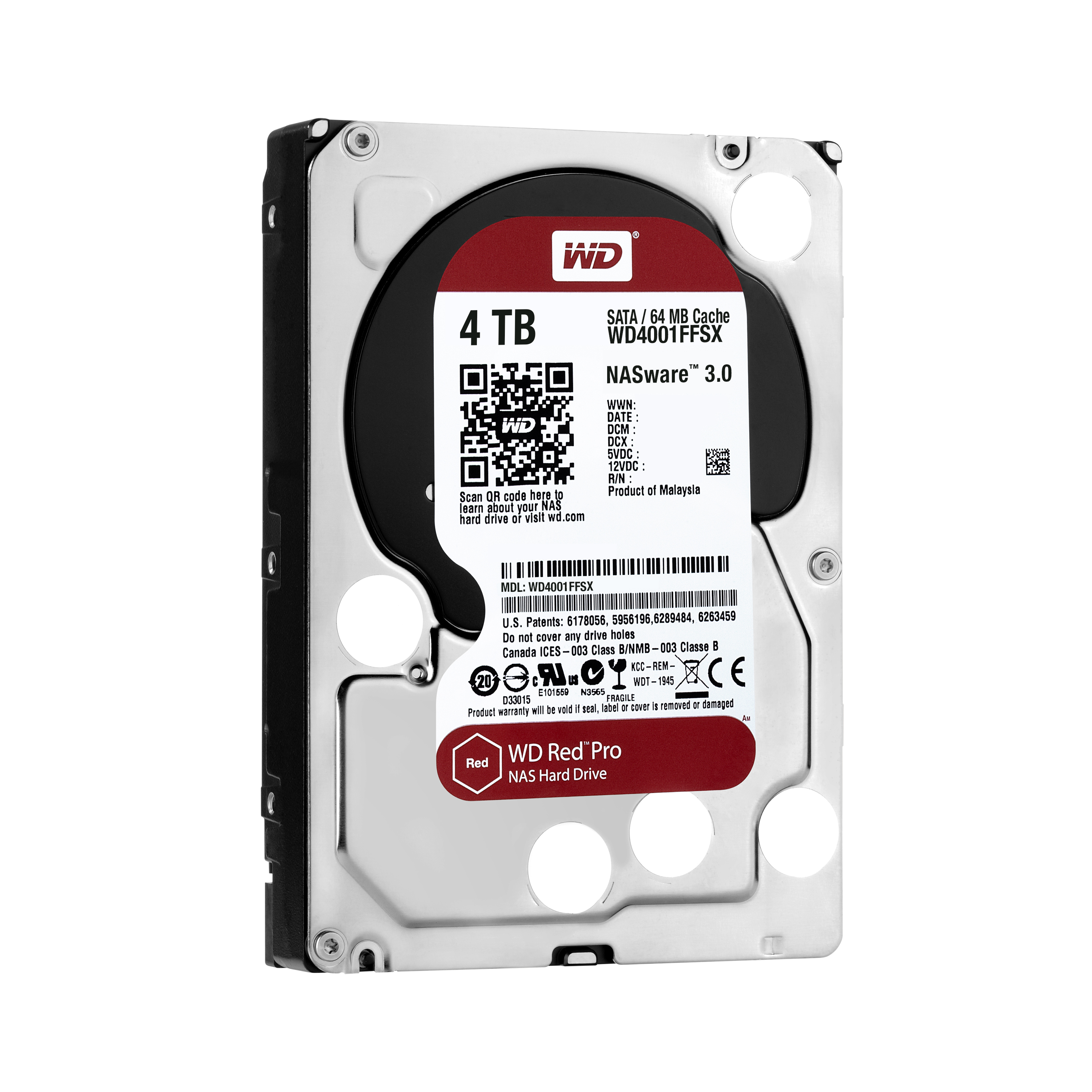 WD RED 3TB ハードケース付 Amazon | WD30EFZX [WD Red Plus（3TB 3.5インチ SATA 6G 5400rpm