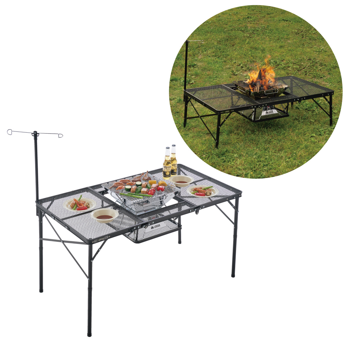 アイアンメッシュ 3FD BBQテーブル 13070-BC|ギア|家具|テーブル|製品