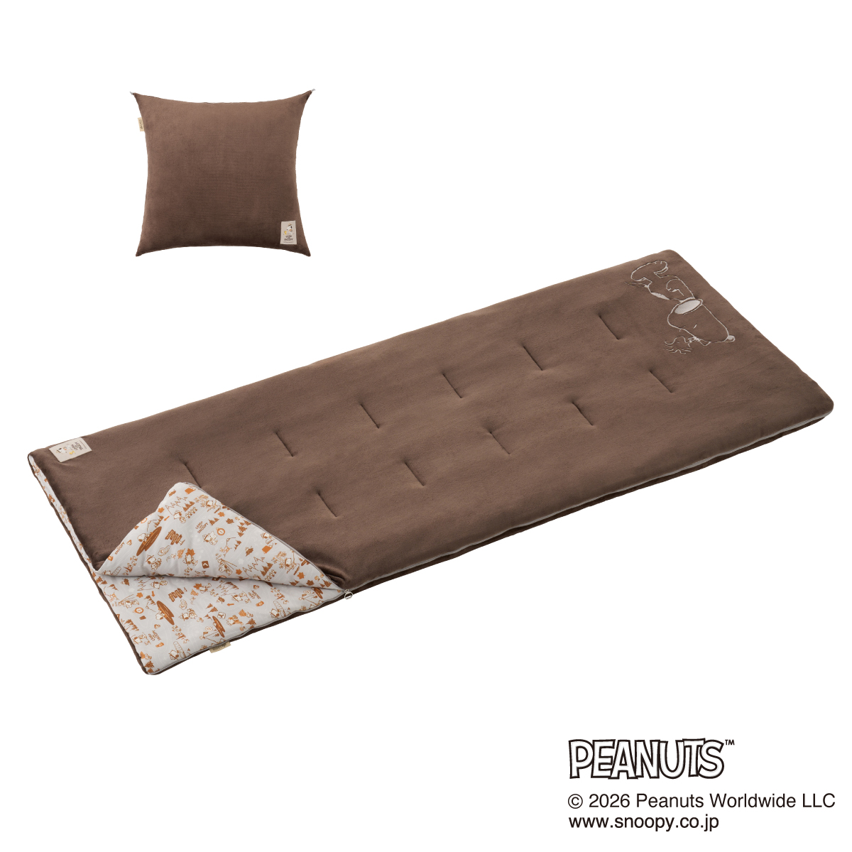 SNOOPY やわらかあったかシュラフ・0|ギア|寝具|シュラフ（寝袋）|製品