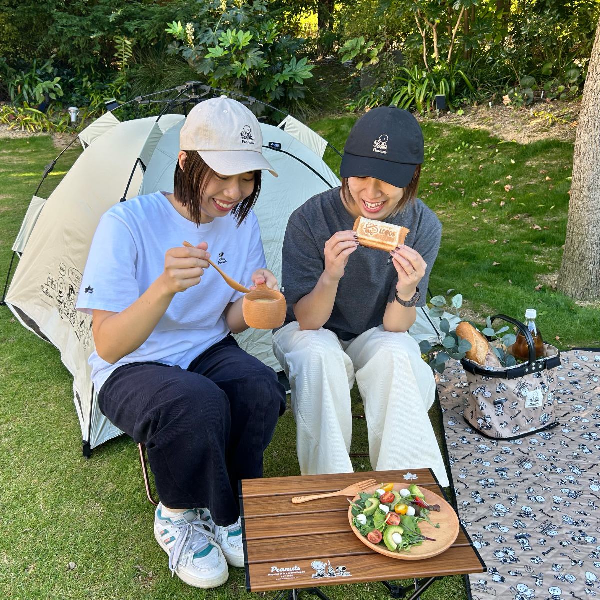 SNOOPY（PEANUTS 75years） 7075トレックチェア（背付）|ギア|家具