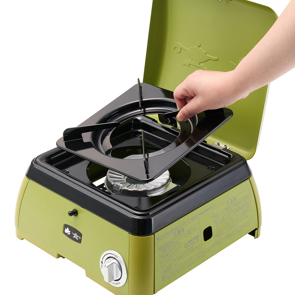 LOGOS×SENGOKU ALADDIN ポータブル ガス カセットコンロ 1バーナー