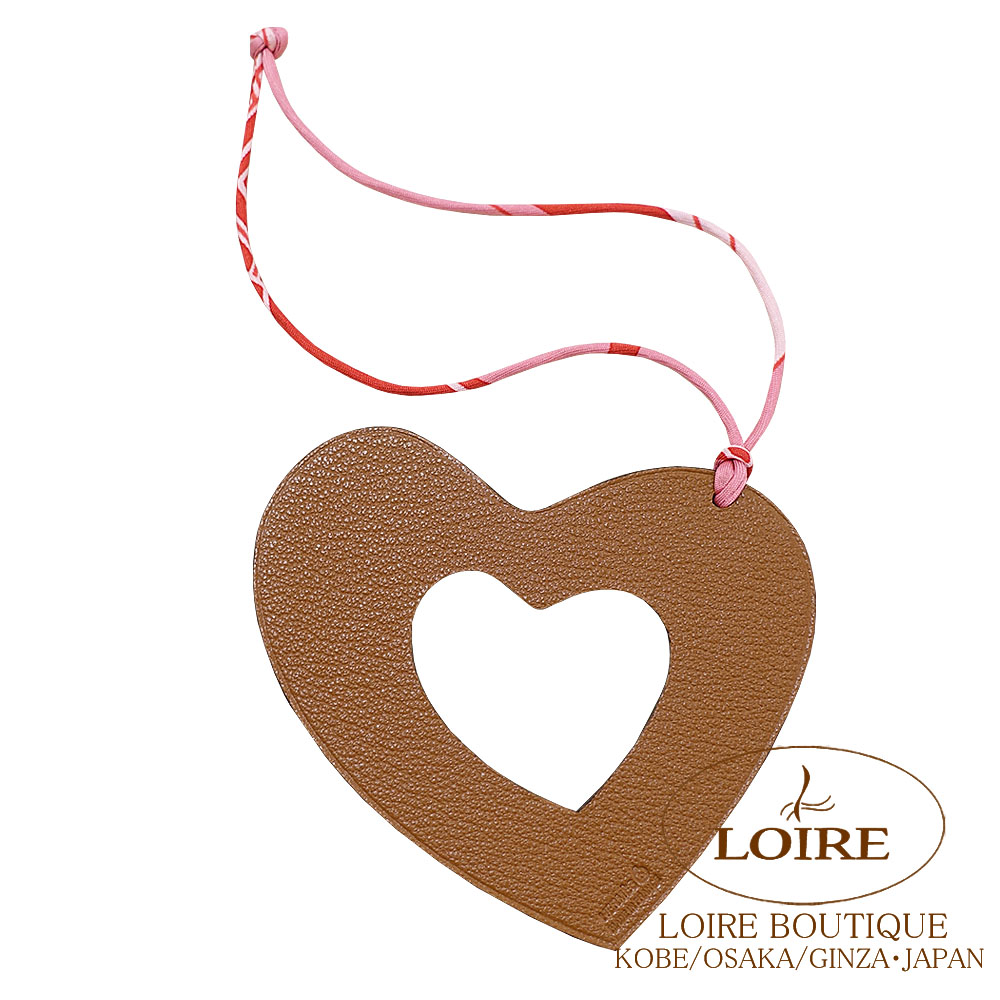 極美品✨エルメス　プティアッシュ サークルイン ハート　チャーム　キーホルダー プティアッシュ | いまが1番幸せ♡