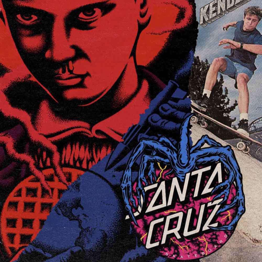 Santa Cruz X Stranger Things Kendall Eleven LENTICULAR Reissue