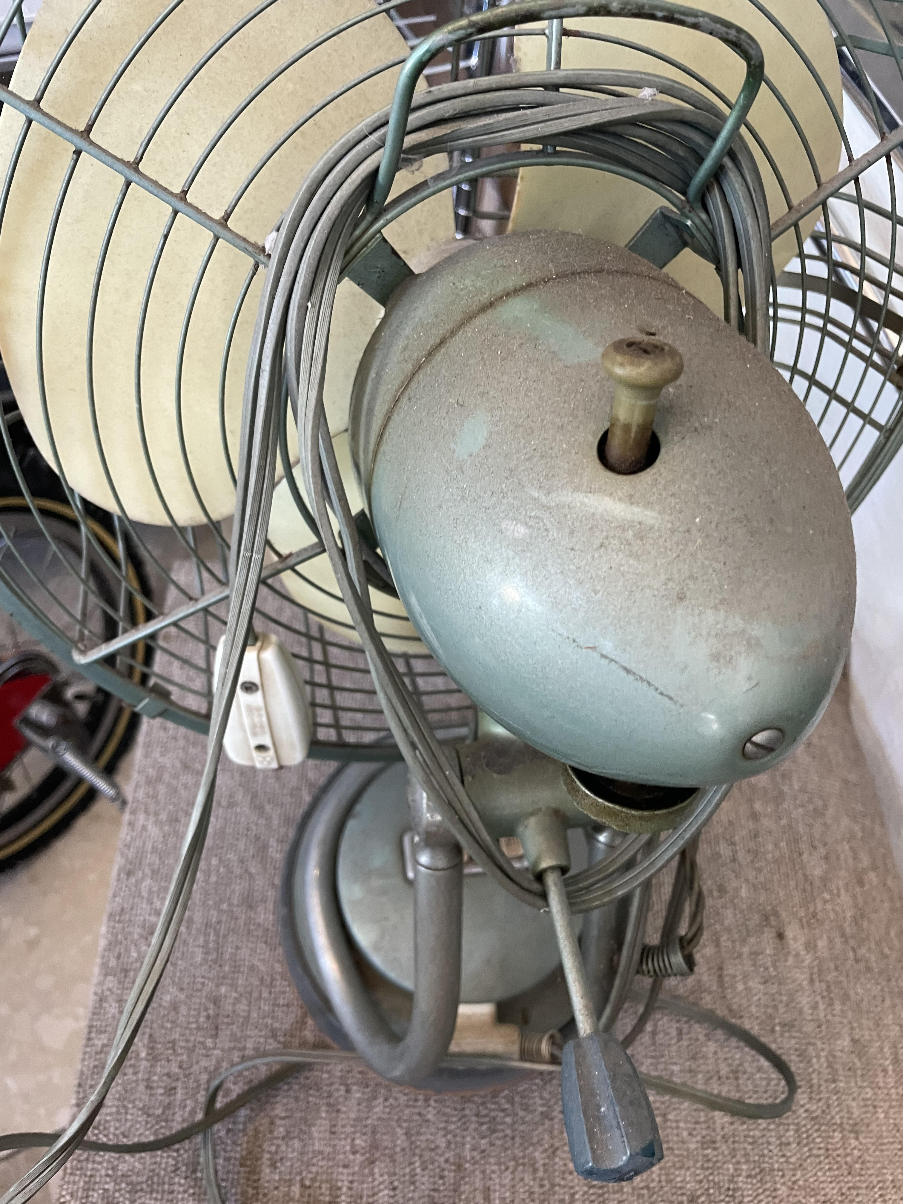 希少】MITSUBISHI 扇風機 DM-12LE シルバーグリーン 三菱 高級扇