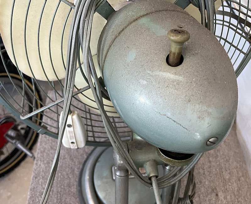 希少】MITSUBISHI 扇風機 DM-12LE シルバーグリーン 三菱 高級扇