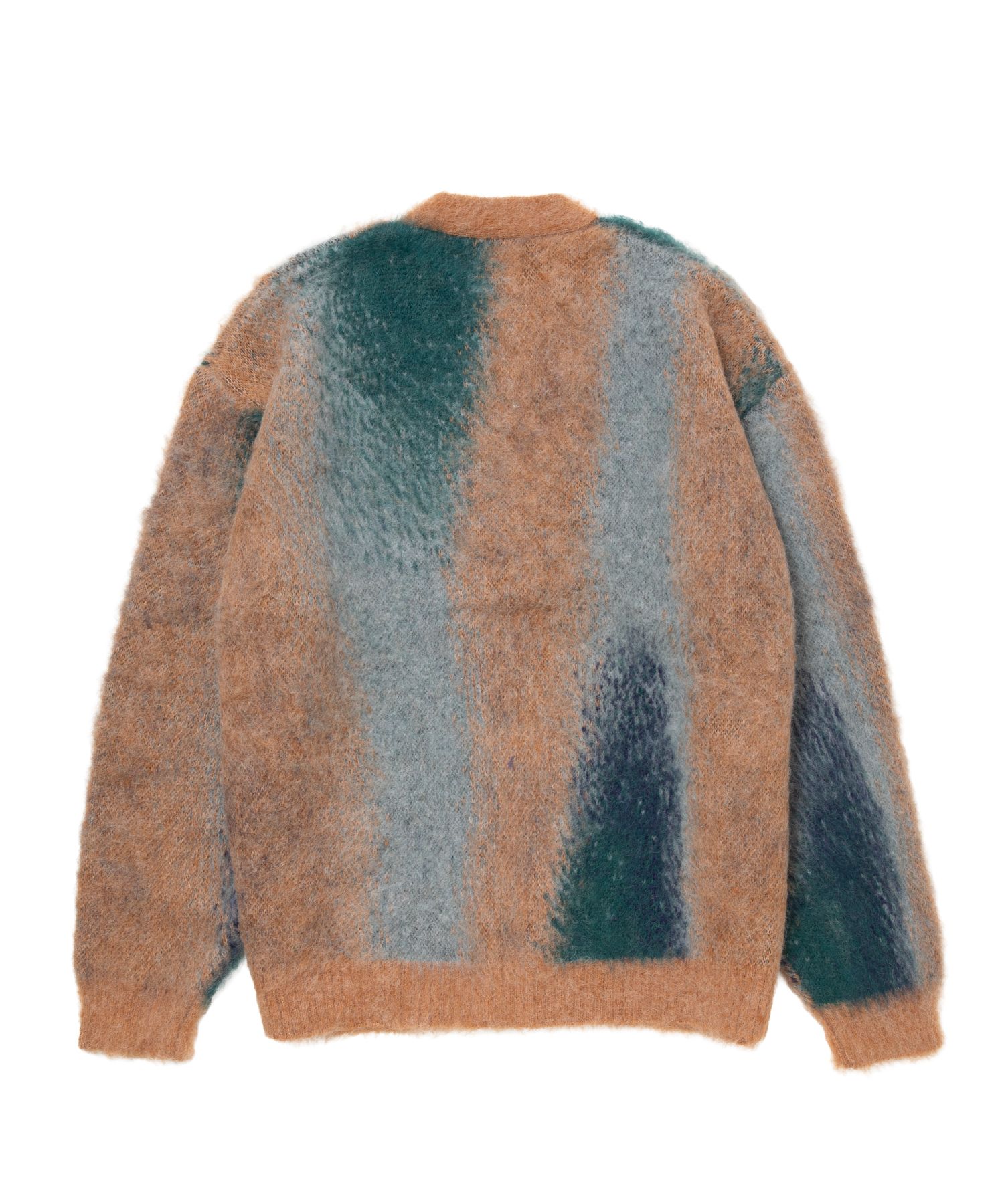 ROTTWEILER - R9 PAINTED CARDIGAN (BEIGE) / モヘアニット