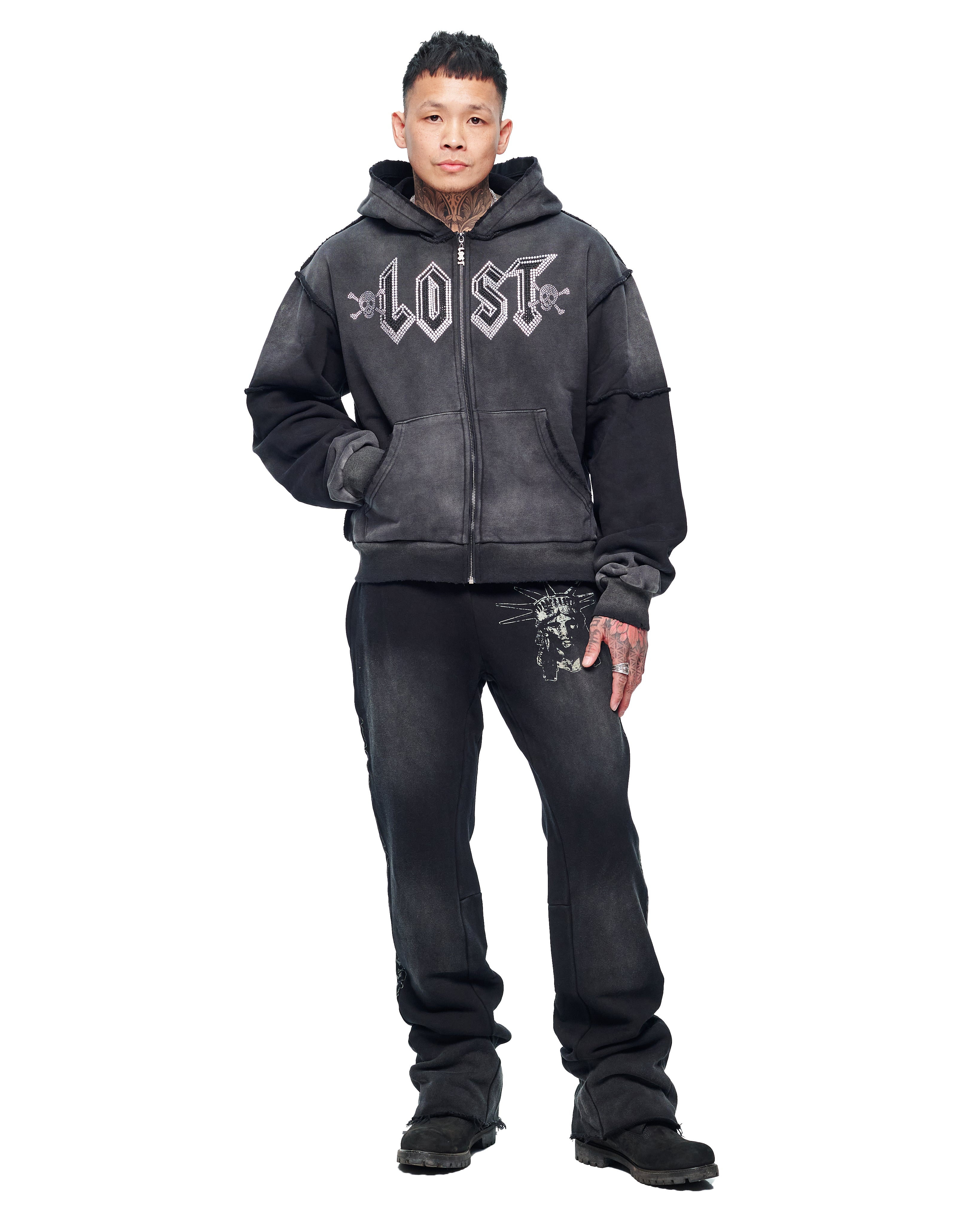 Men's Black Zip Up – Lost Intricacy