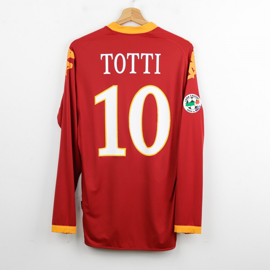 2010/2011 Home Roma Shirt Totti 10 Long Sleeves