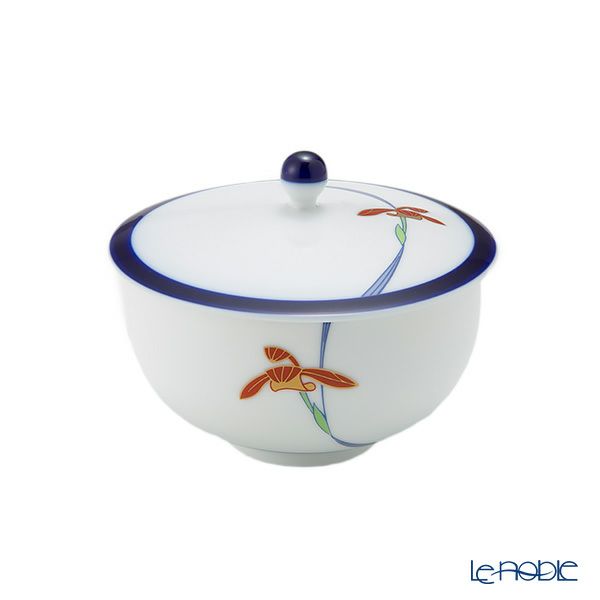 2222 香蘭社 湯呑蓋付 4客 未使用 香蘭社湯呑み蓋付き5客