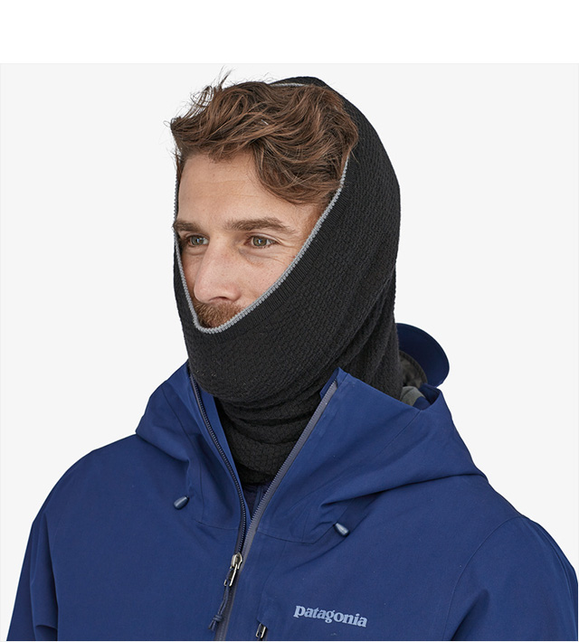 パタゴニア) PATAGONIA CAPILENE AIR GAITER (NECKGAITER)(22350-BK