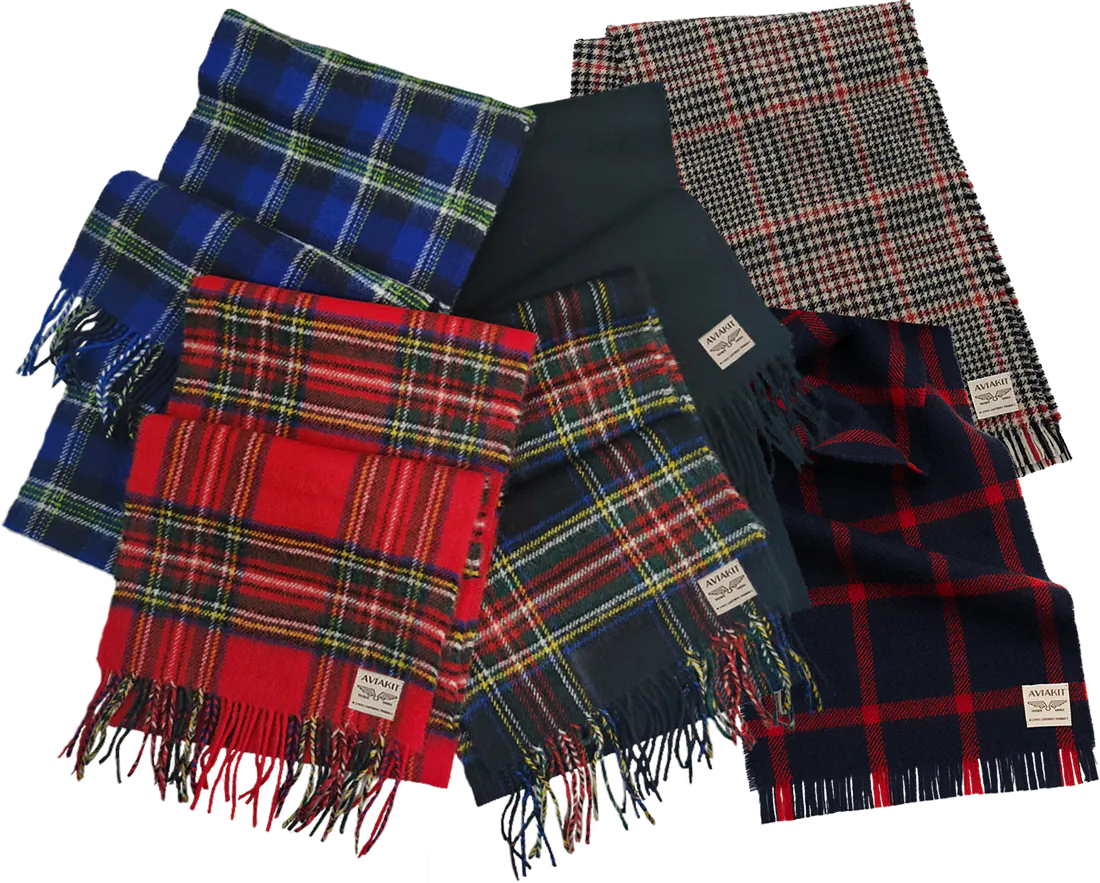 Scottish Wool Scarf - Lewis Leathers Japan