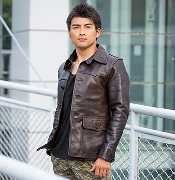 カーコート（馬革）ハンドダイニングホース レザージャケット 日本製 S