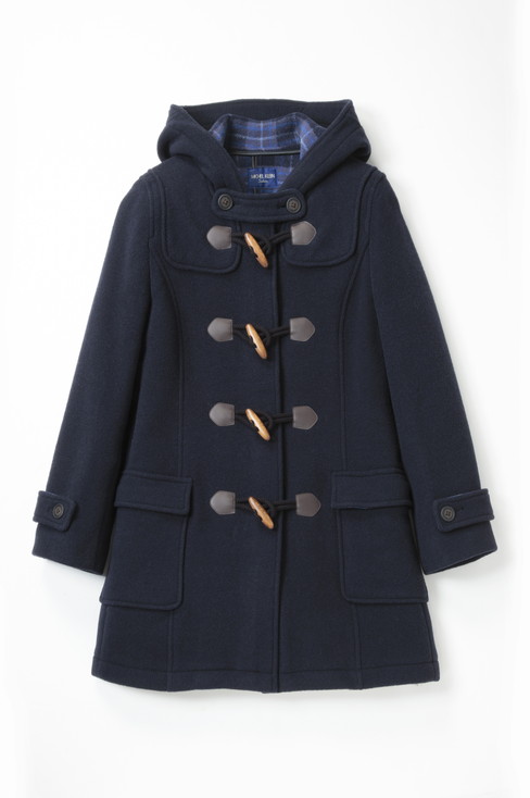 MKS148 ミッシェルクランダッフルコート、二枚合わせ加工、スクール