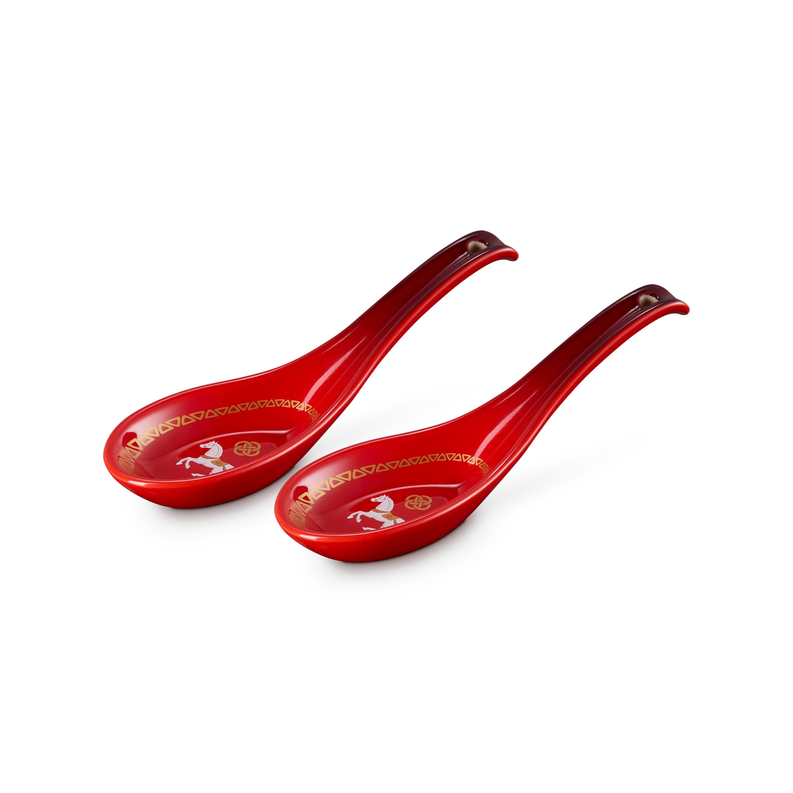 レンゲ 15cm ホース デカール チェリーレッド (2個入り) | カルーセル