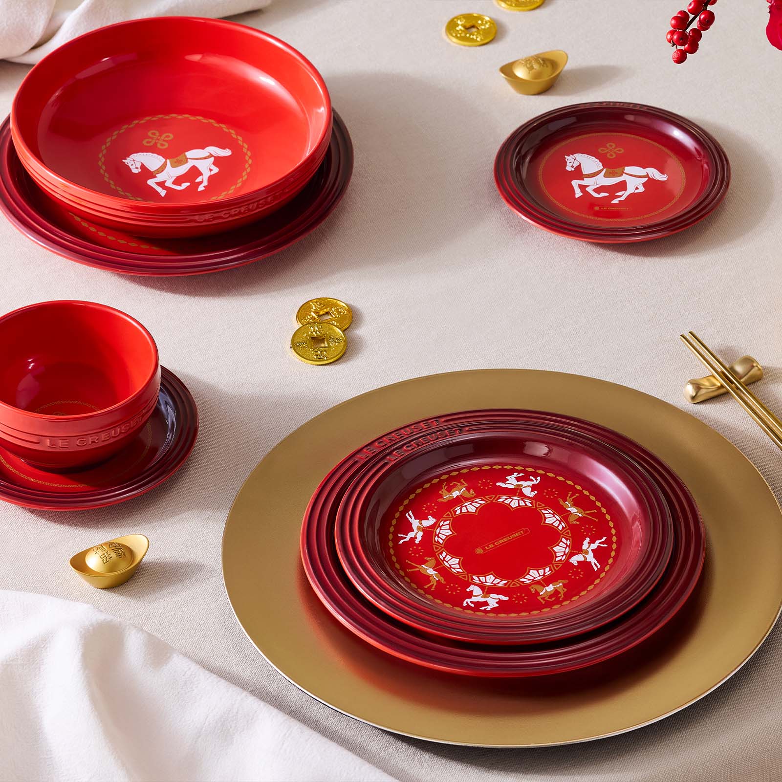 レジェ・プレート ホース デカール | プレート・トレイ ｜ル・クルーゼ