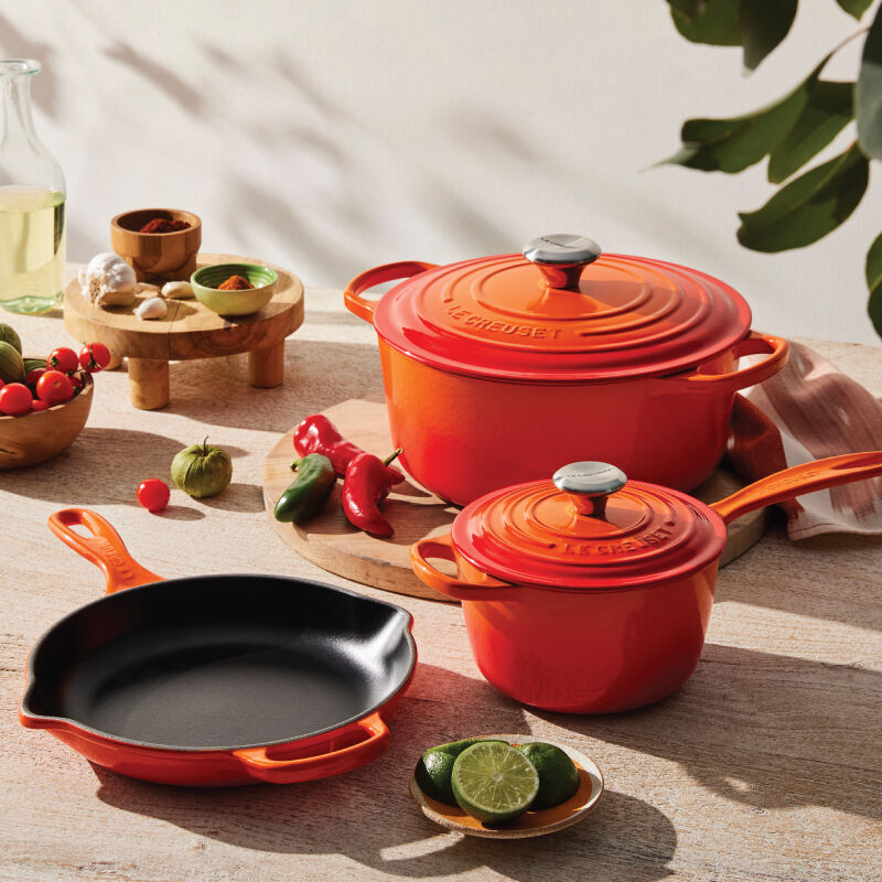 Signature Enameled Cast Iron 5-Piece Cookware Set | Le Creuset®