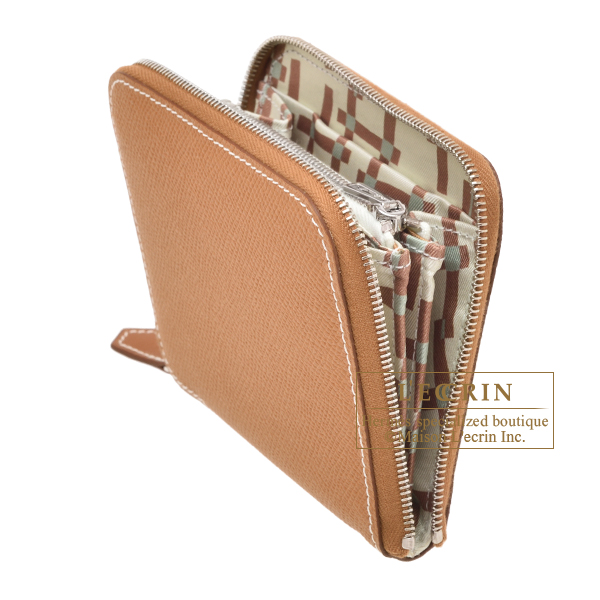 エルメス アザップ シルクイン コンパクト ゴールド/ ヴェールフィズ