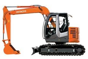 Hitachi ZX 85 US-3 excavator specs & dimensions (2008 - 2013