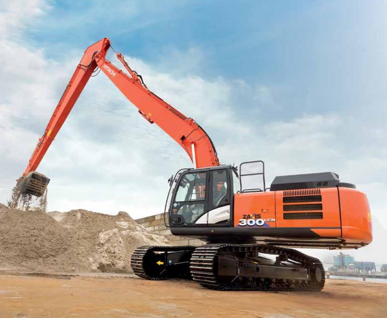 Hitachi ZX250LCN-6 TYPE HE15LD excavator specs & dimensions (2017