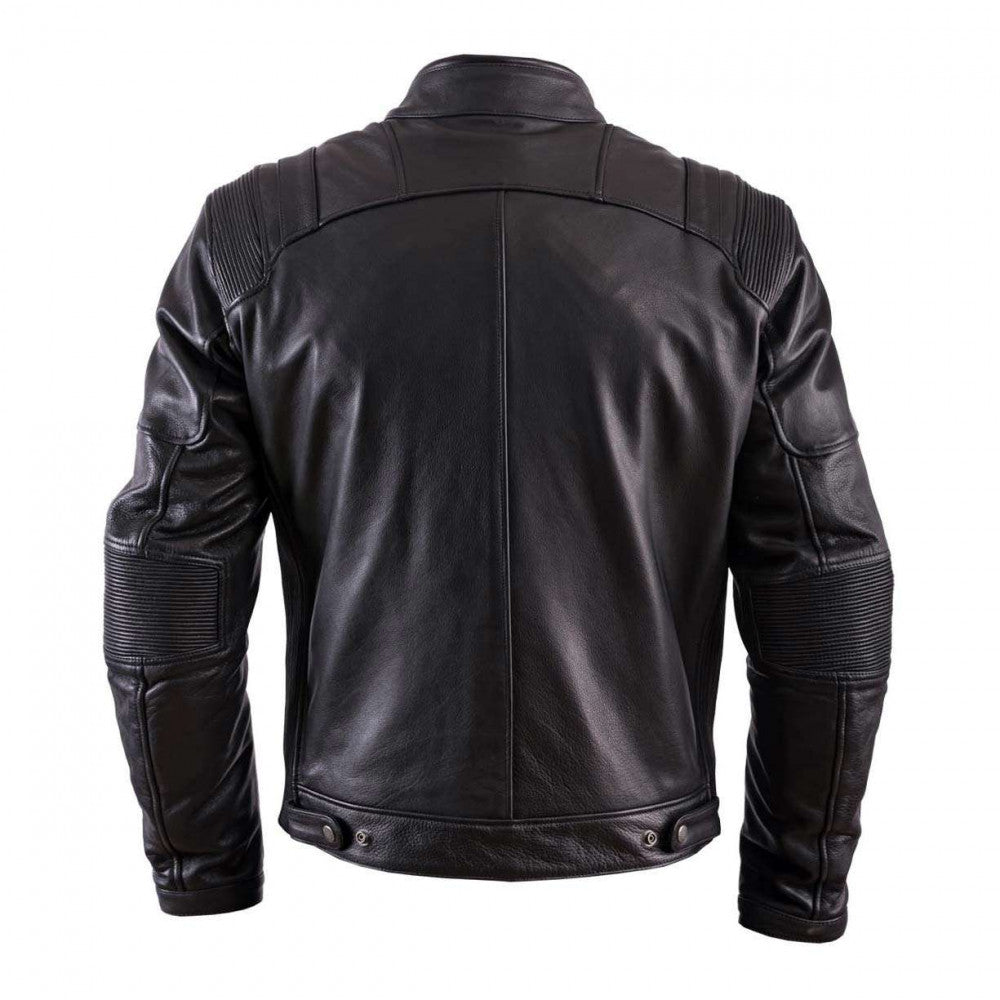 Helstons TRUST Leather Motorcycle Jacket - Black – LEGACY85 - a