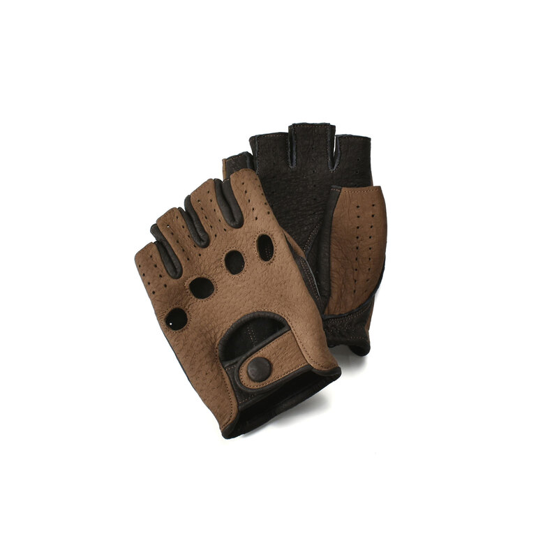 CACAZAN（カカザン）Driving Gloves / PCR-071 Light Brown/Black