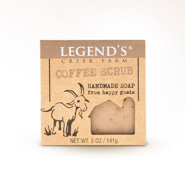 Coffee Scrub Goat Milk Soap – Legend's Creek Farm