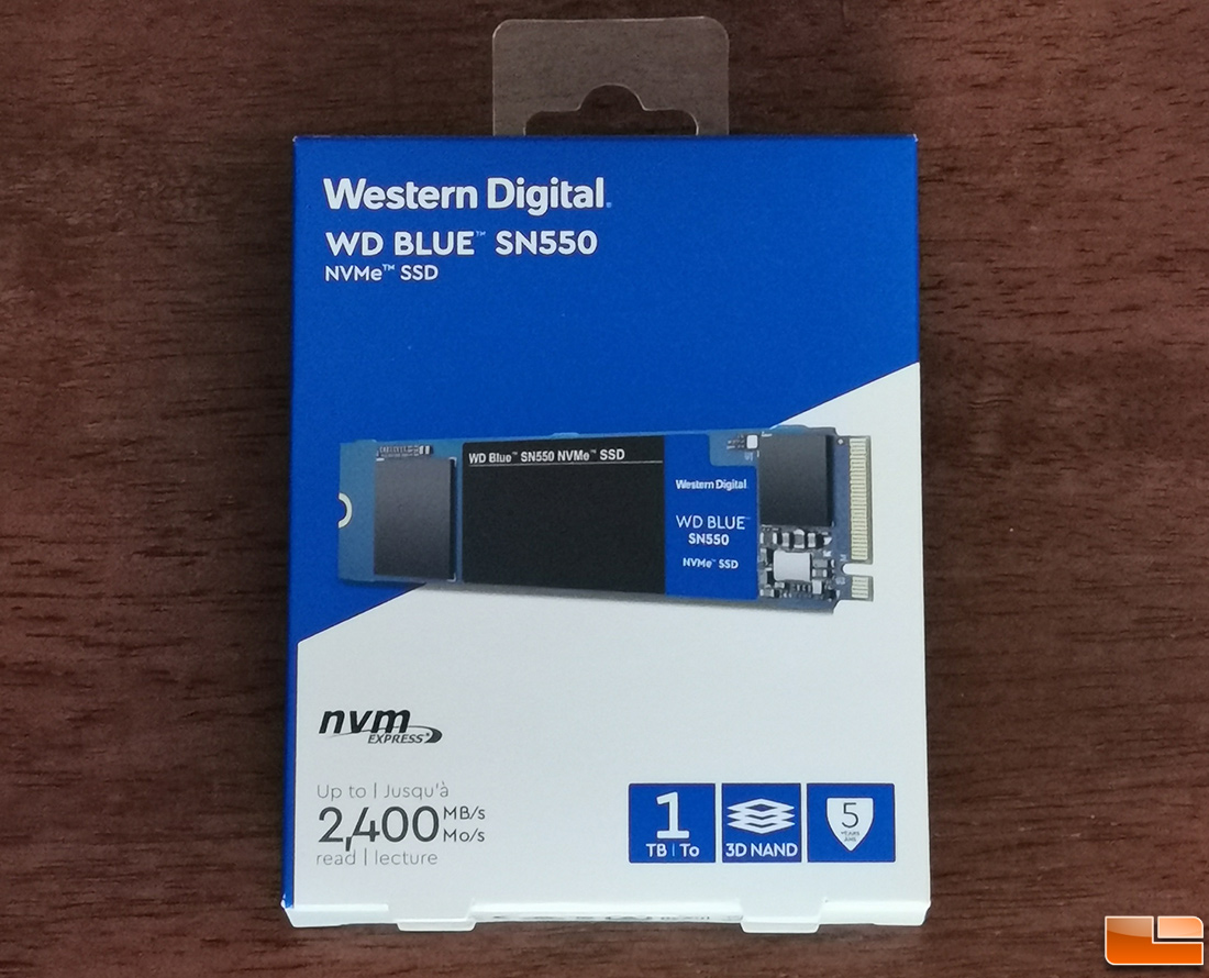 WD Blue SN550 1TB NVMe SDD Review - Legit Reviews