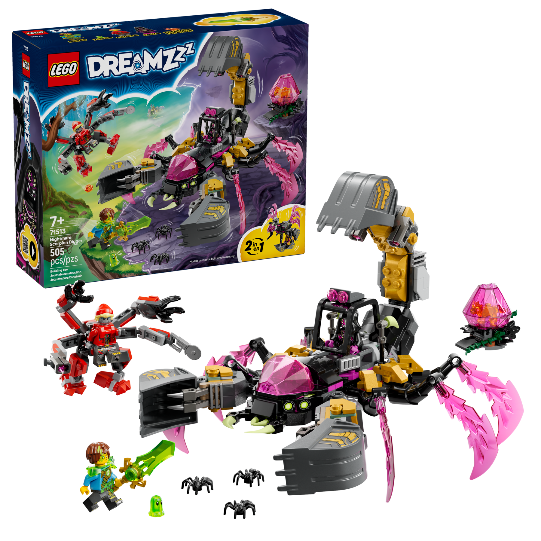 Nightmare Scorpion Digger 71513 | LEGO® DREAMZzz™ | Buy online at