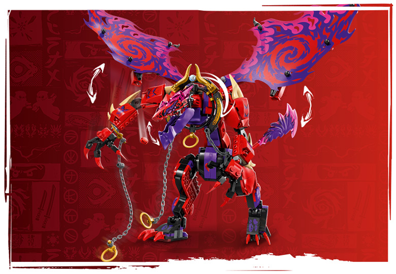 Bliksemtand Draak van Chaos 71832 | NINJAGO® | Officiële LEGO